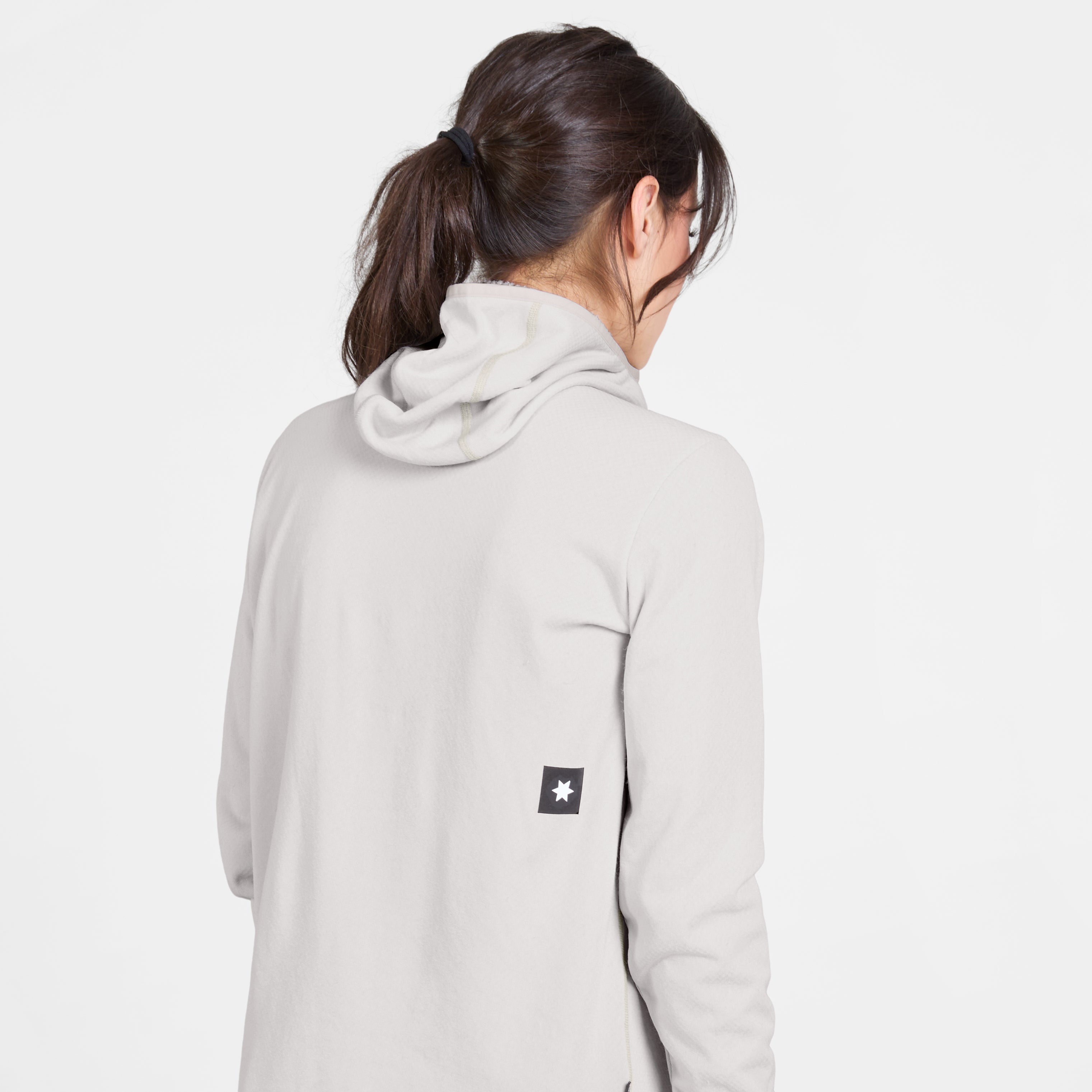 スウェットパーカー SW35001c610 W Combat Half Zip Fleece Hoodie - Grey [レディーズ]