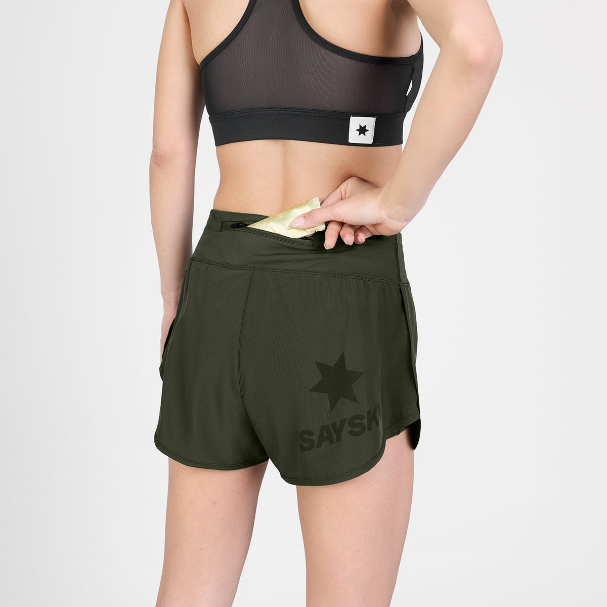 ランニングショーツ SW40001c301 W Pace Shorts 3inch - Green [レディーズ]