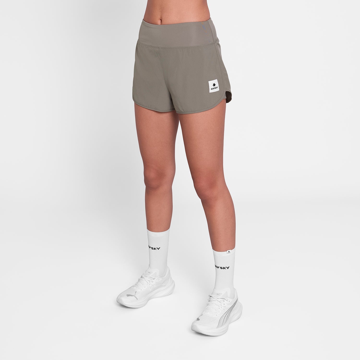 ランニングショーツ SW40001c714 W Pace Shorts 3inch - Taupe [レディーズ]