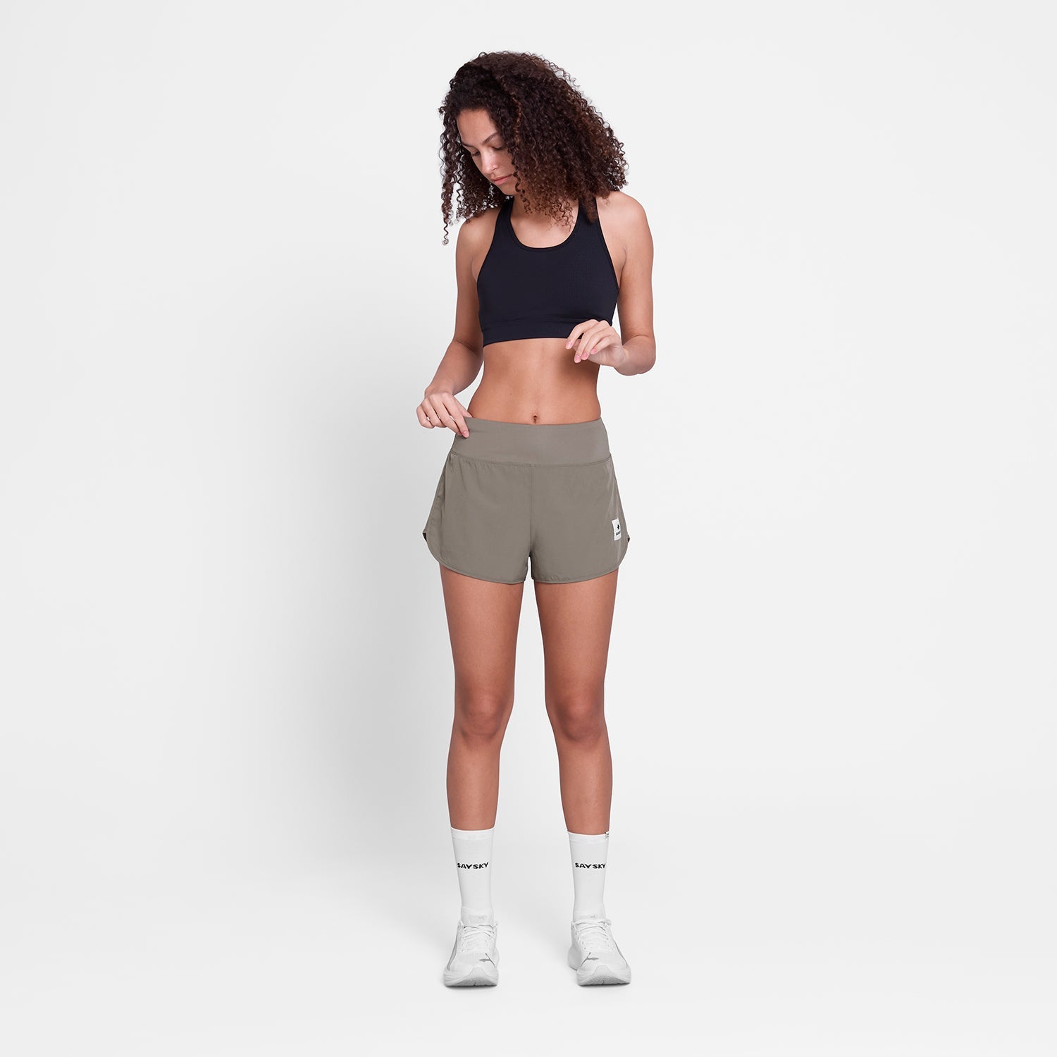 ランニングショーツ SW40001c714 W Pace Shorts 3inch - Taupe [レディーズ]