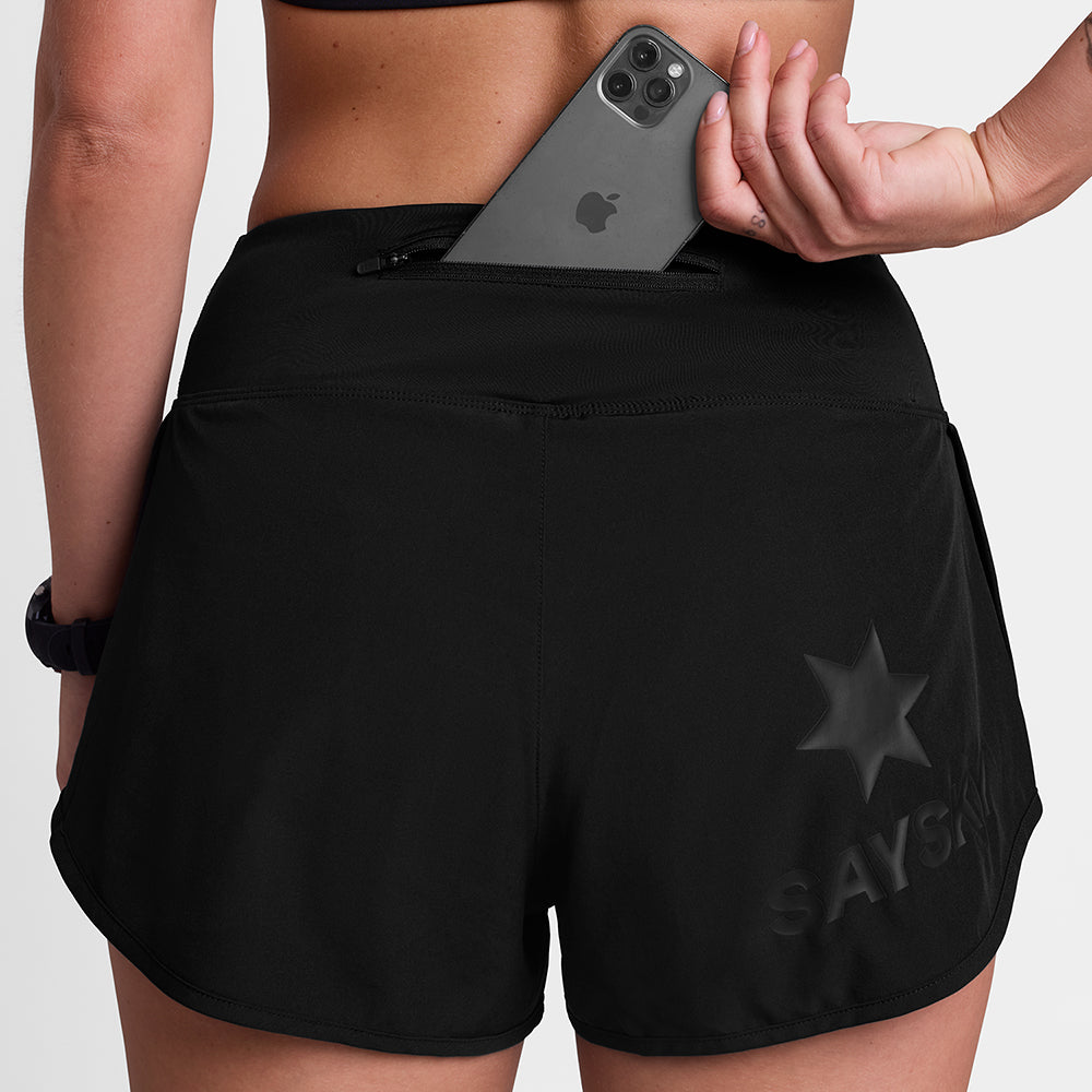 ランニングショーツ SW40001c901 W Pace Shorts 3inch - Black [レディーズ]