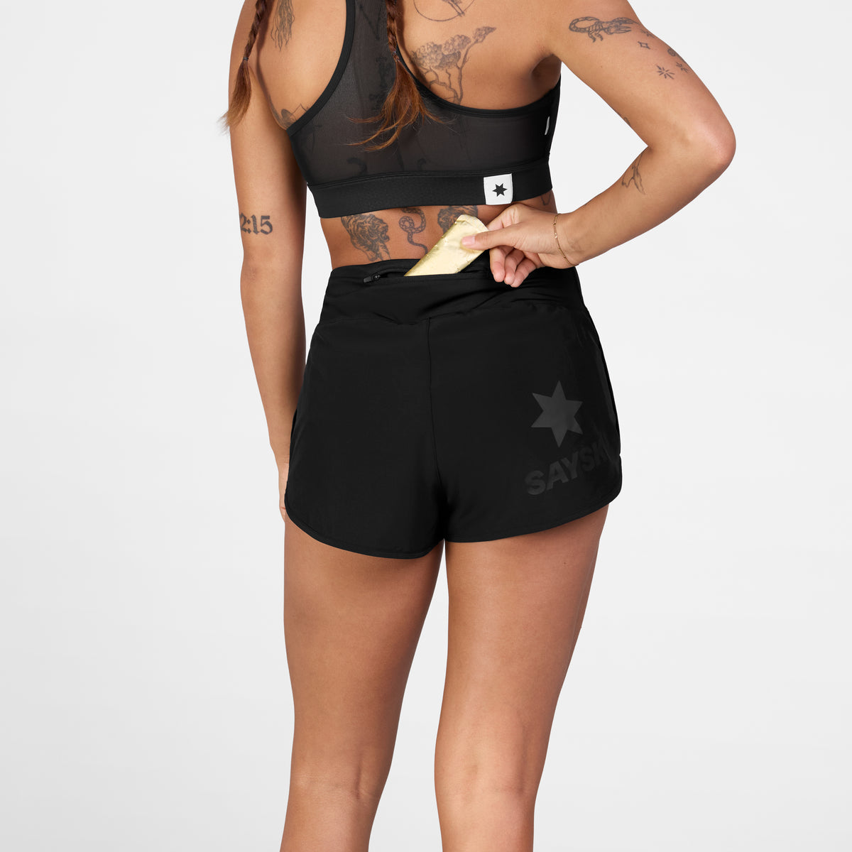 ランニングショーツ SW40001c901 W Pace Shorts 3inch - Black [レディーズ]