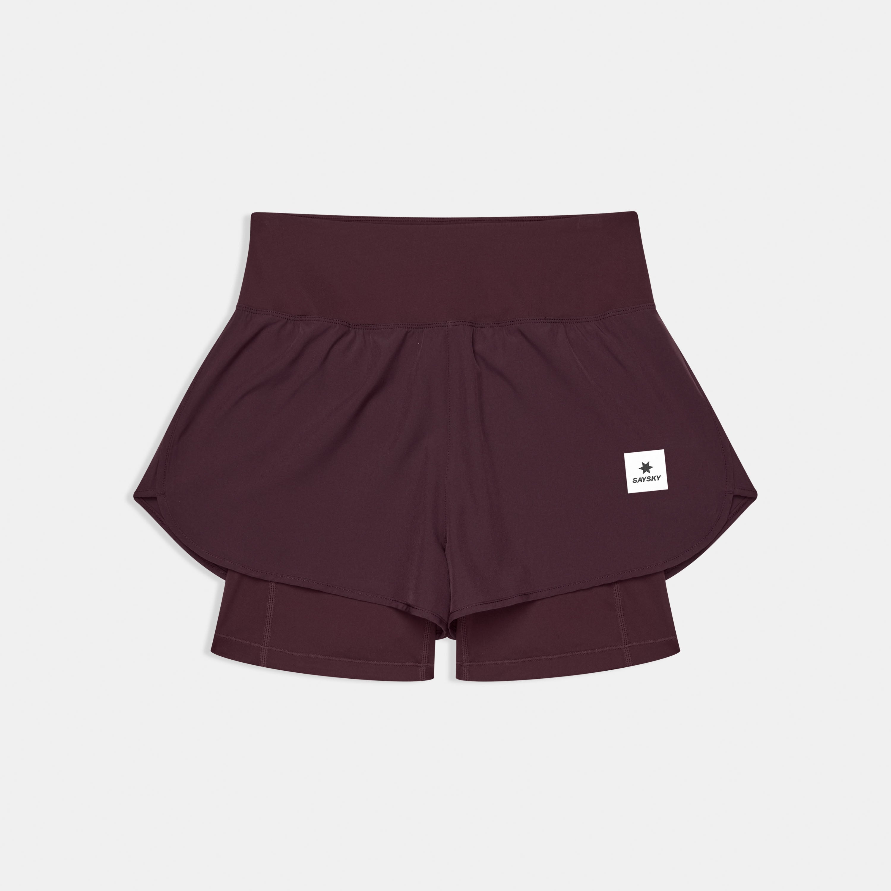 ランニングショーツ SW40002c512 W Pace 2-in-1 Shorts 3inch - Burgundy [レディーズ]