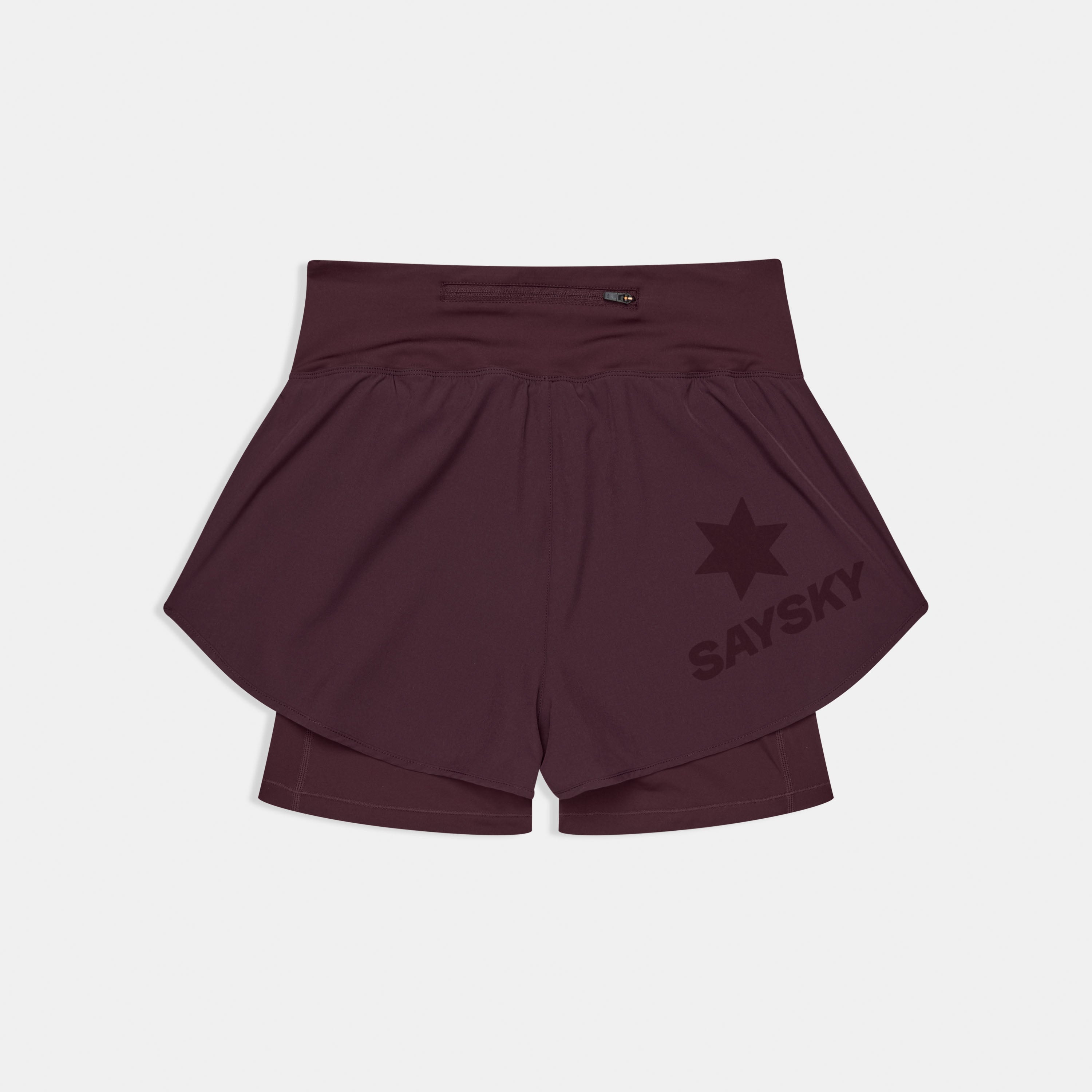 ランニングショーツ SW40002c512 W Pace 2-in-1 Shorts 3inch - Burgundy [レディーズ]