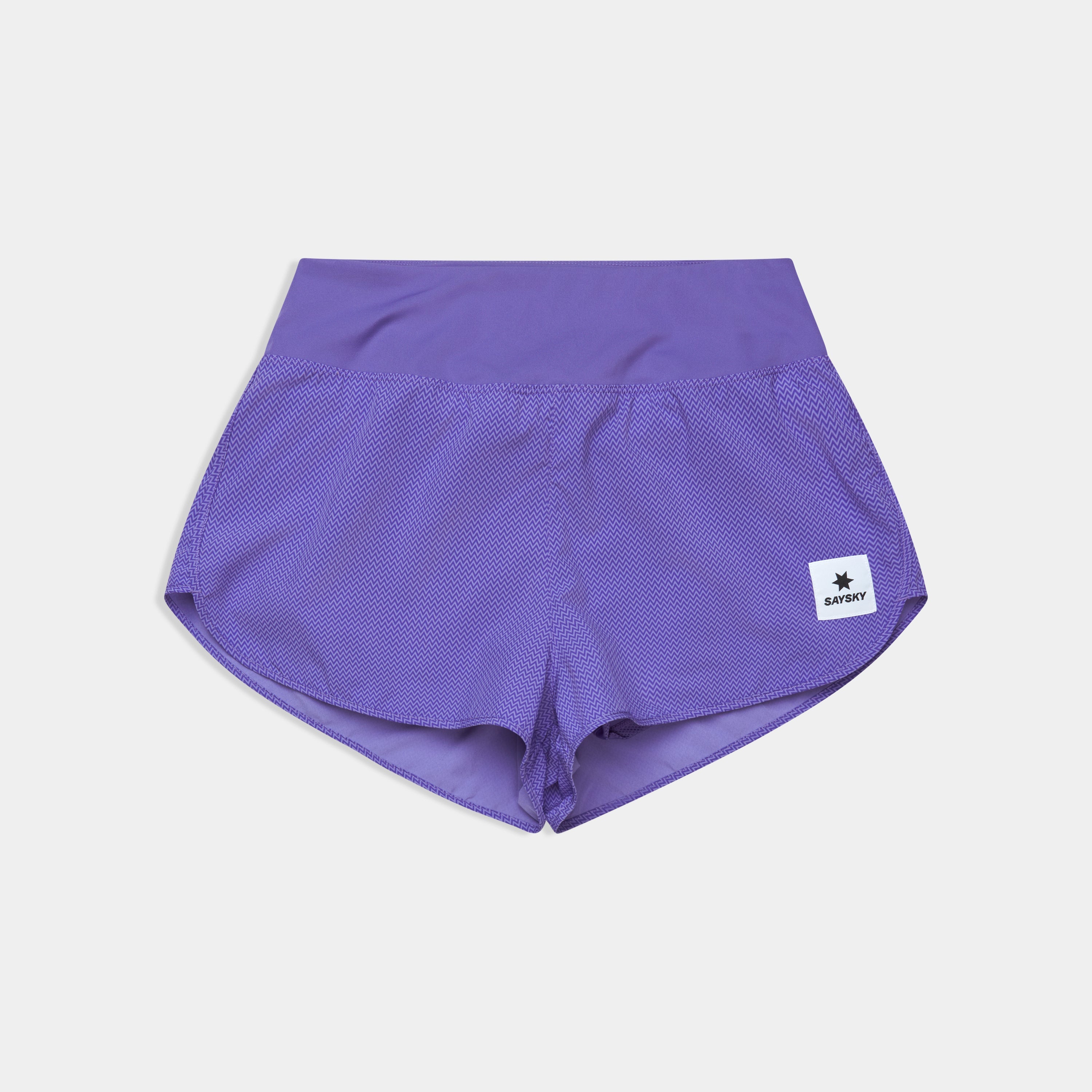 ランニングショーツ SW40005c1061 W Zig Zag Pace Shorts 3inch - Purplezigzag [レディーズ]