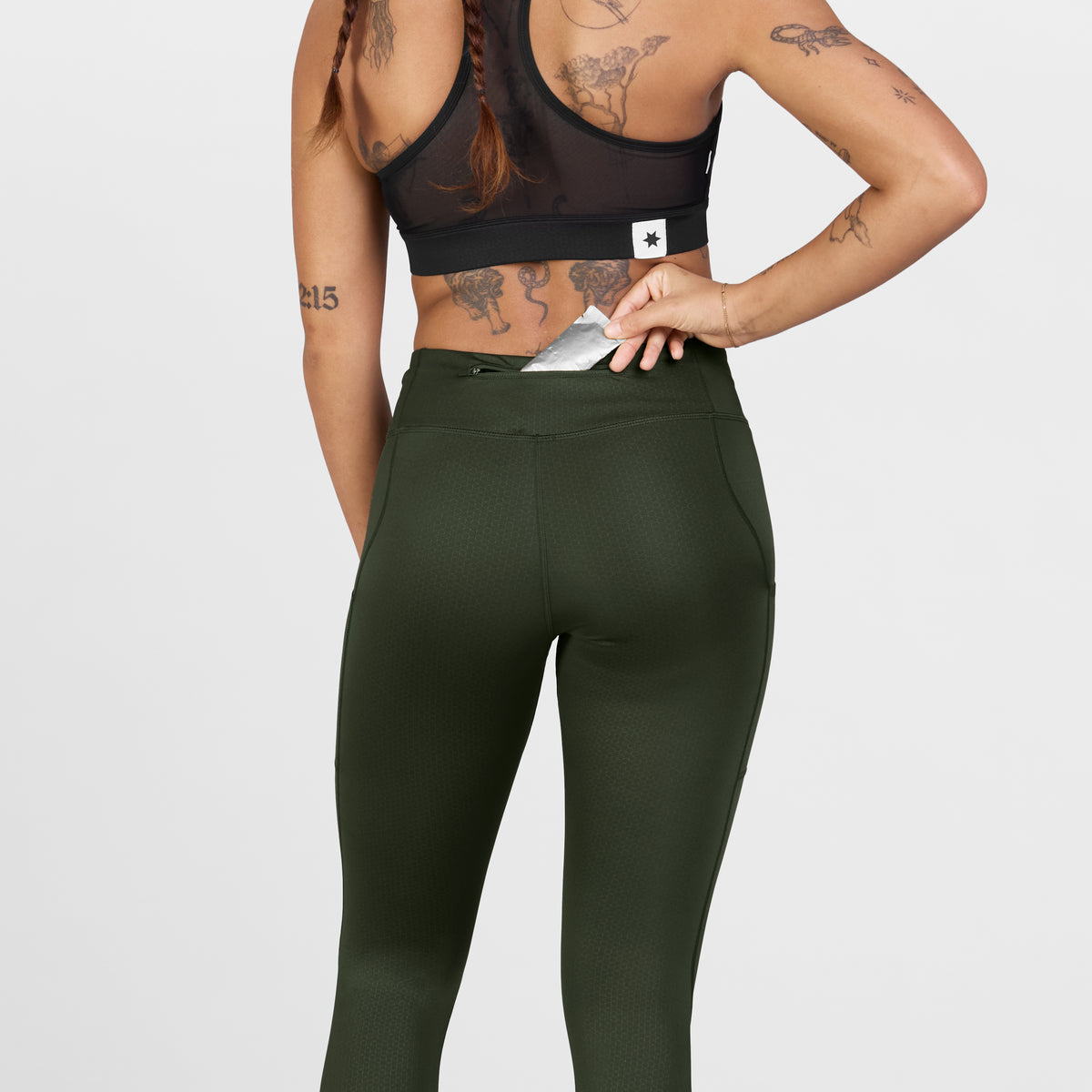 ランニングタイツ SW50005c301 W Combat+ Long Tights - Green [レディーズ]