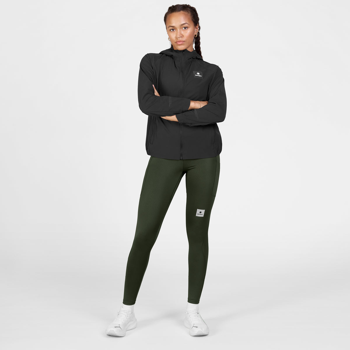 ランニングタイツ SW50005c301 W Combat+ Long Tights - Green [レディーズ]