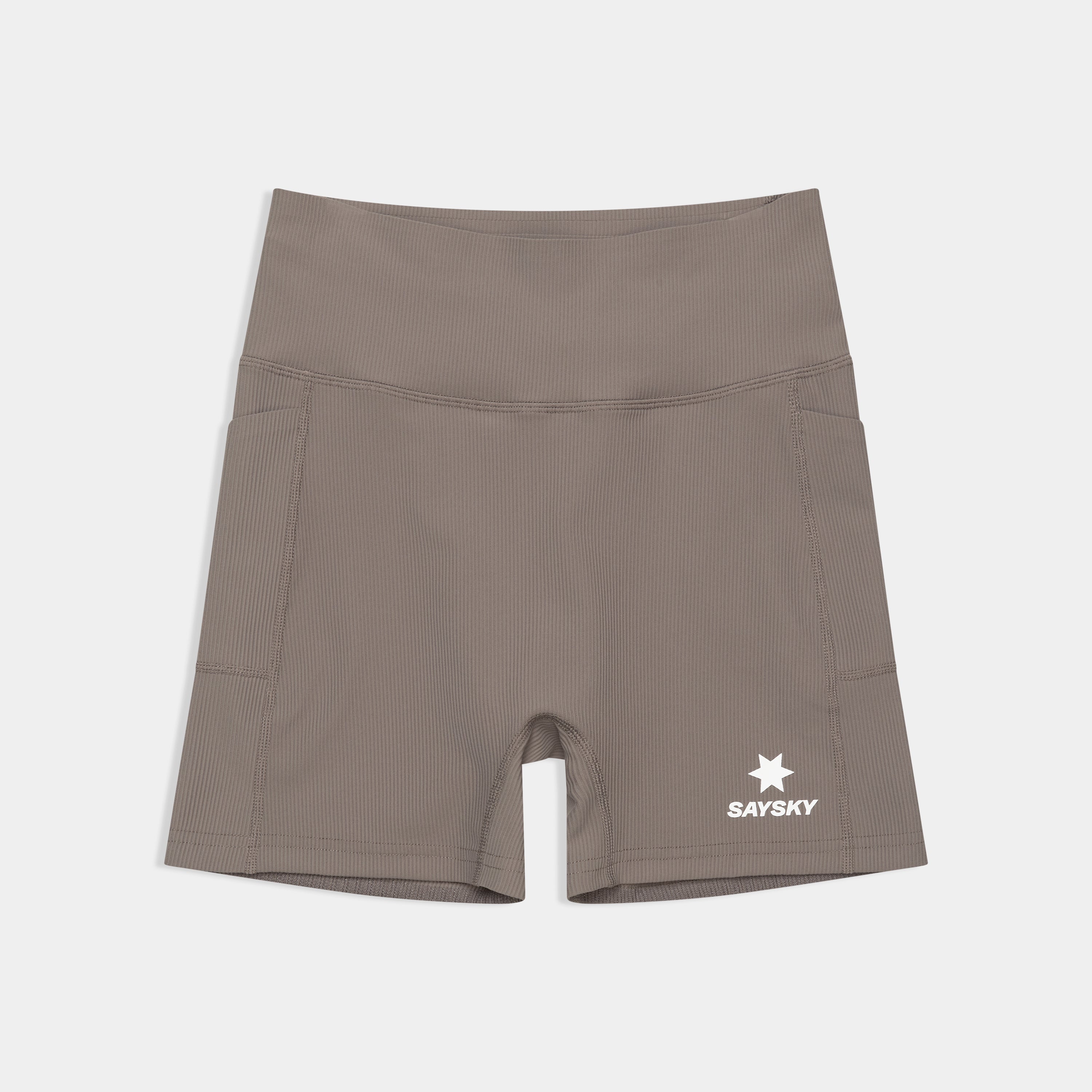 ランニングタイツ SW55002c714 W Combat+ Rib Short Tights 4inch - Taupe [レディーズ]