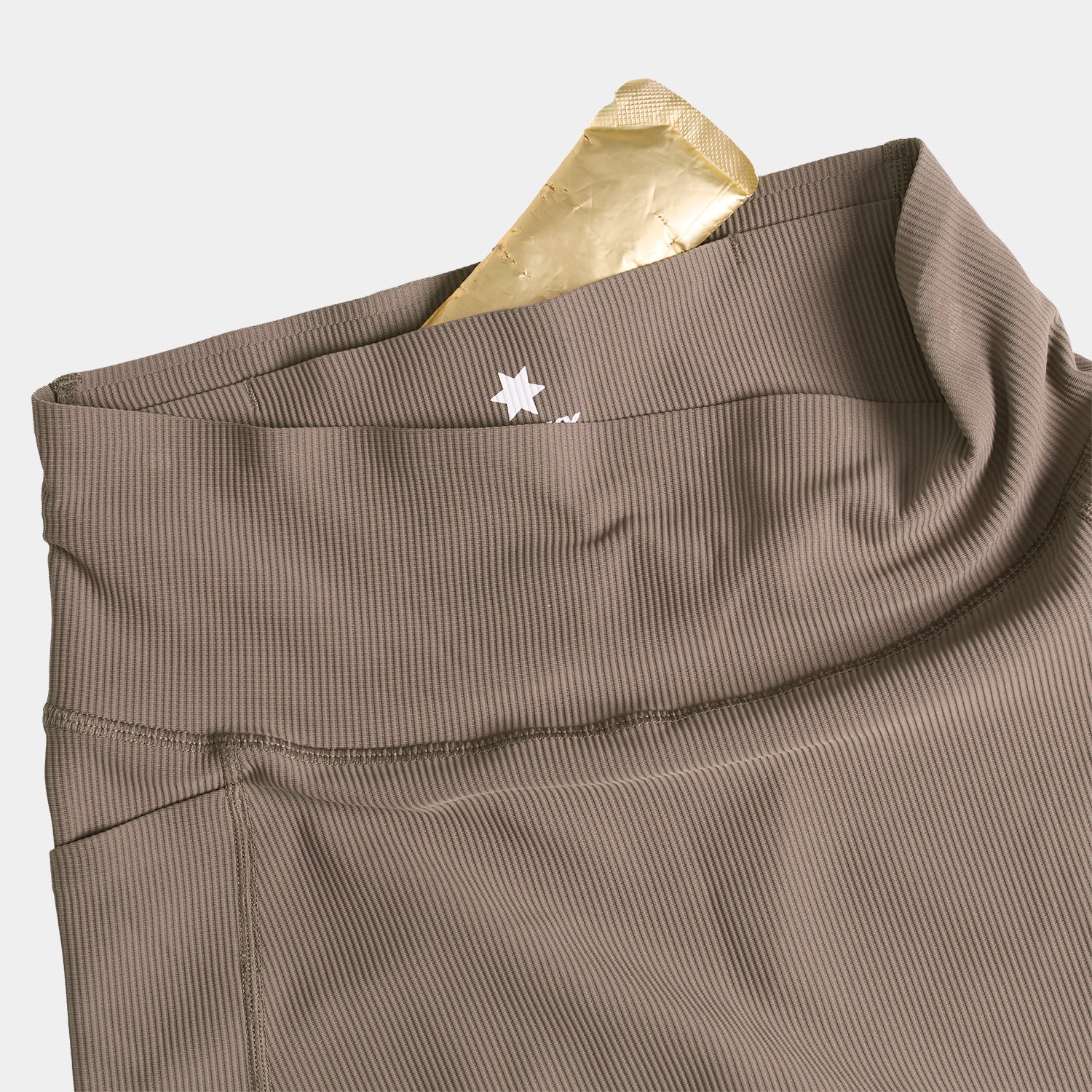 ランニングタイツ SW55002c714 W Combat+ Rib Short Tights 4inch - Taupe [レディーズ]