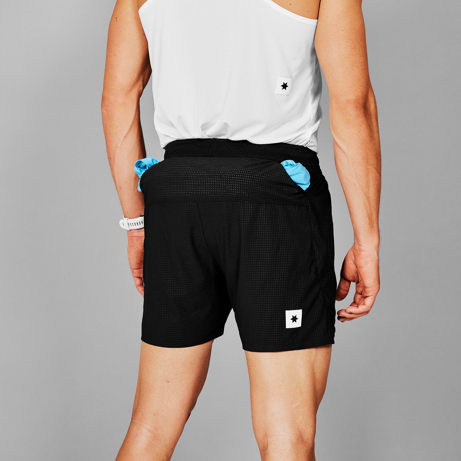 ランニングショーツ XMRSH60c901 Flow Shorts 5inch - Black [メンズ]