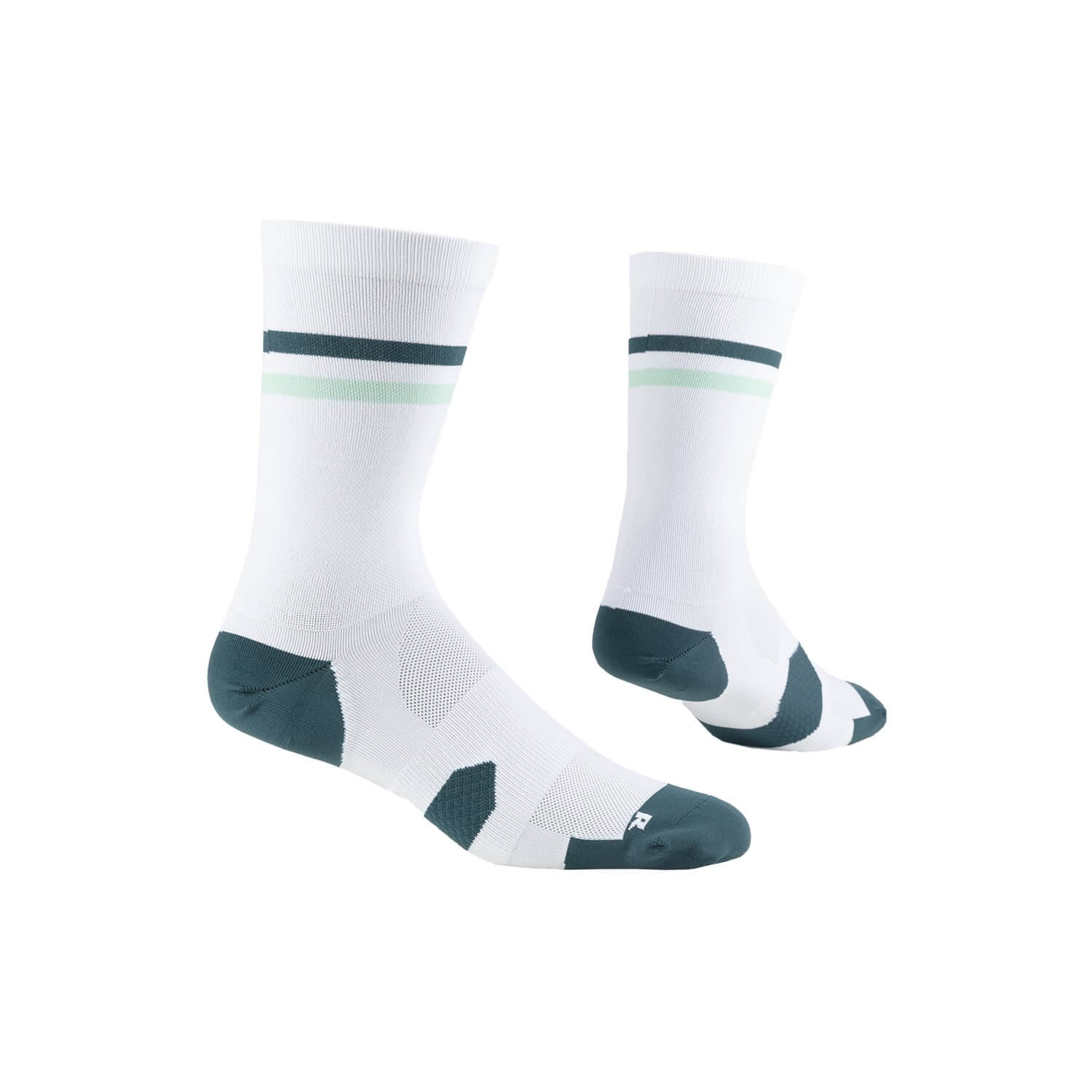 ランニングソックス DMASO3 Combat High Socks - White/Stripe [ユニセックス]