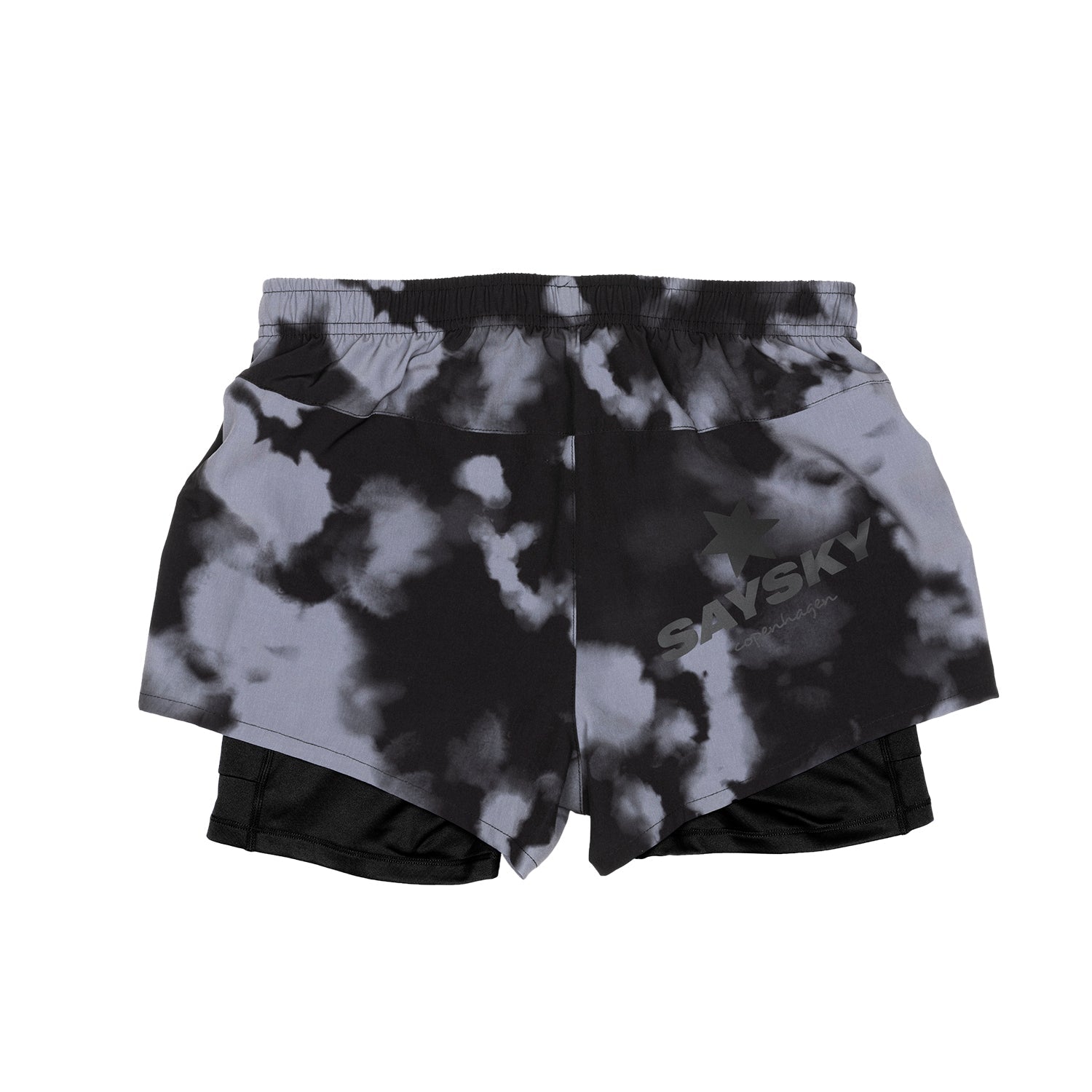 ランニングショーツ GGRSH01 Wmns 2-in-1 Shorts - Cumulus Clouds Grey/Black [レディーズ]