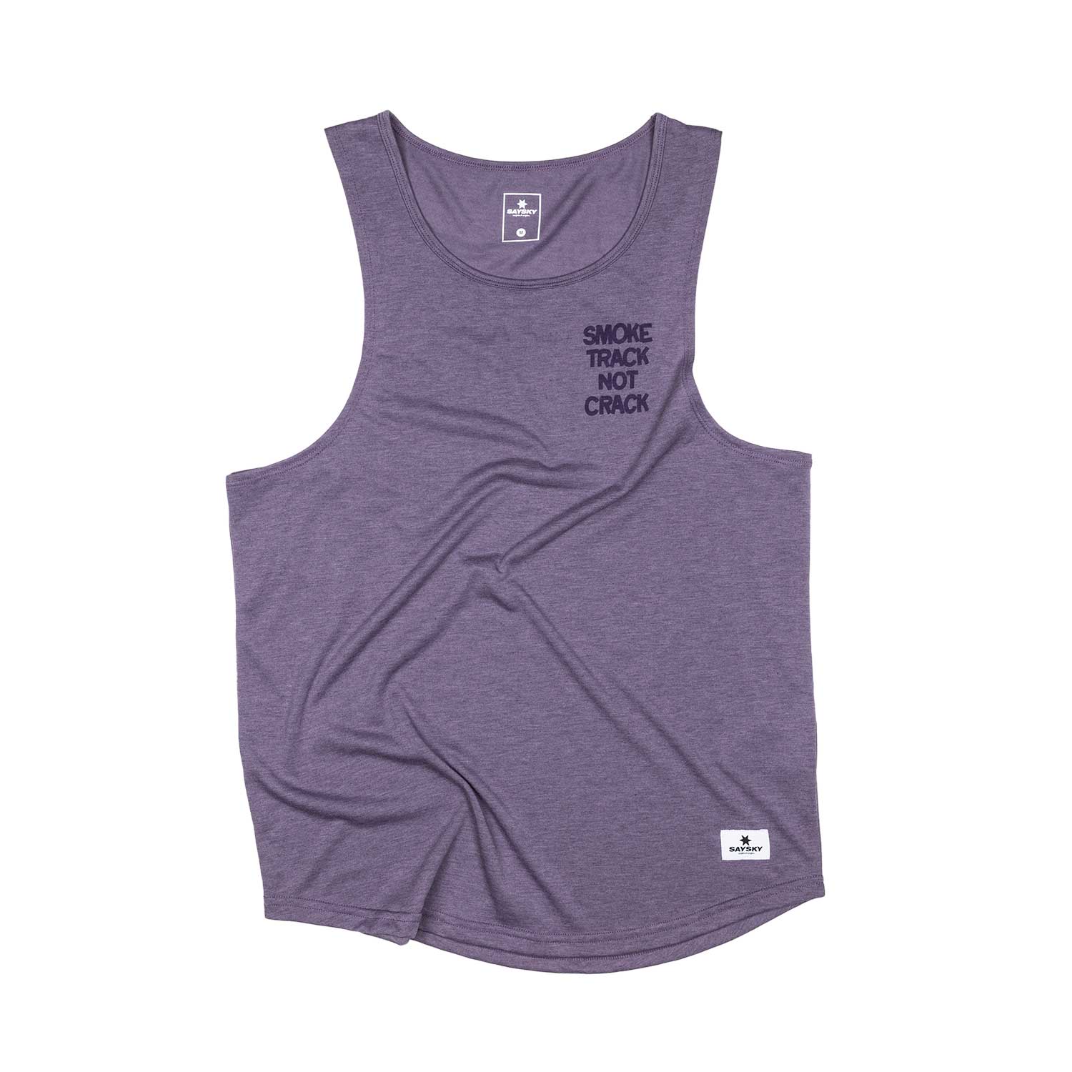 モーションシングレット GMRSI07 Smoke Track Motion Singlet - Purple Sage [ユニセックス]