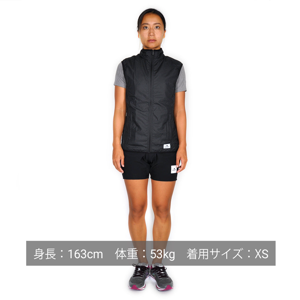 ランニングベスト GMRVE01 Clean Pace Vest - Black Embossed [ユニセックス]