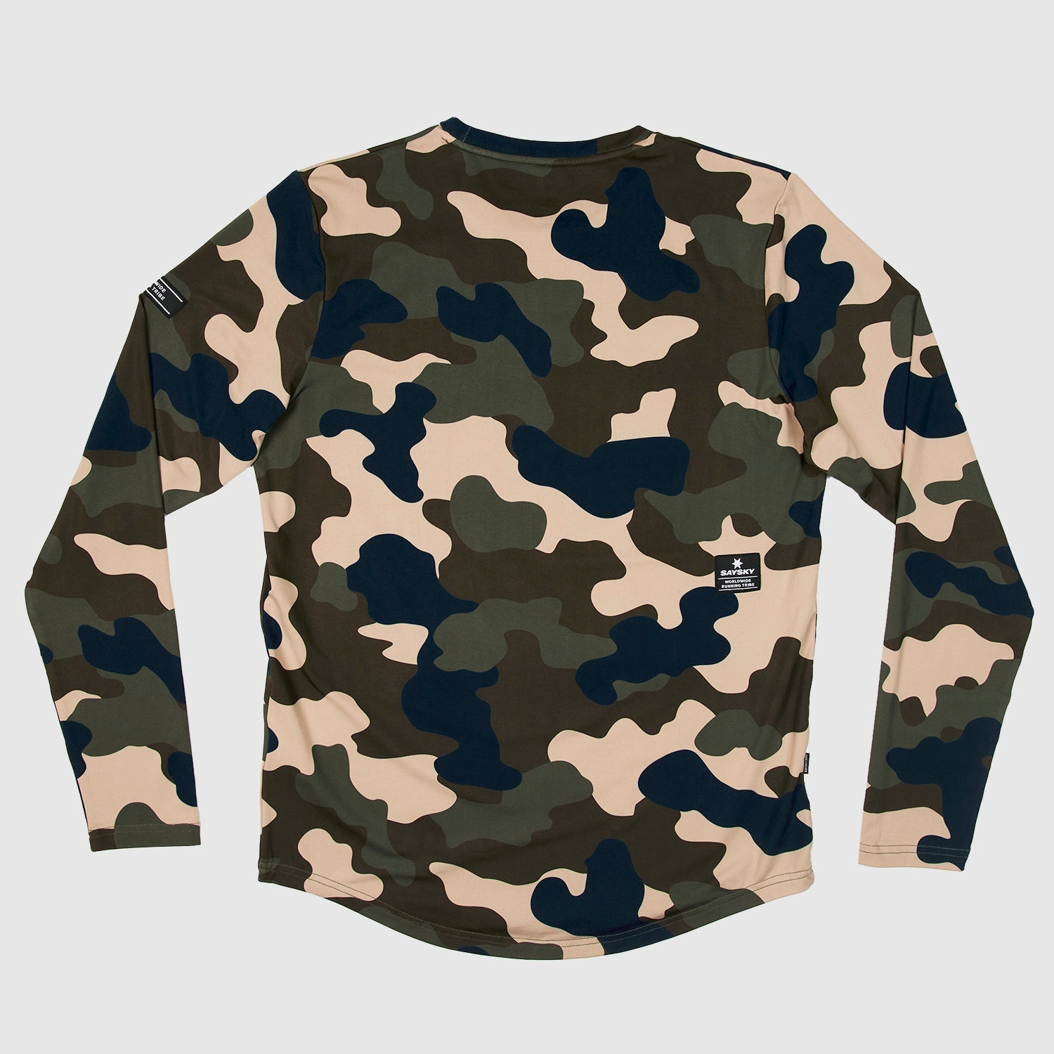 ランニングTシャツ(ロングスリーブ) IMRLS07 Camo Blaze Longsleeve - Woodland Camo [ユニセックス]