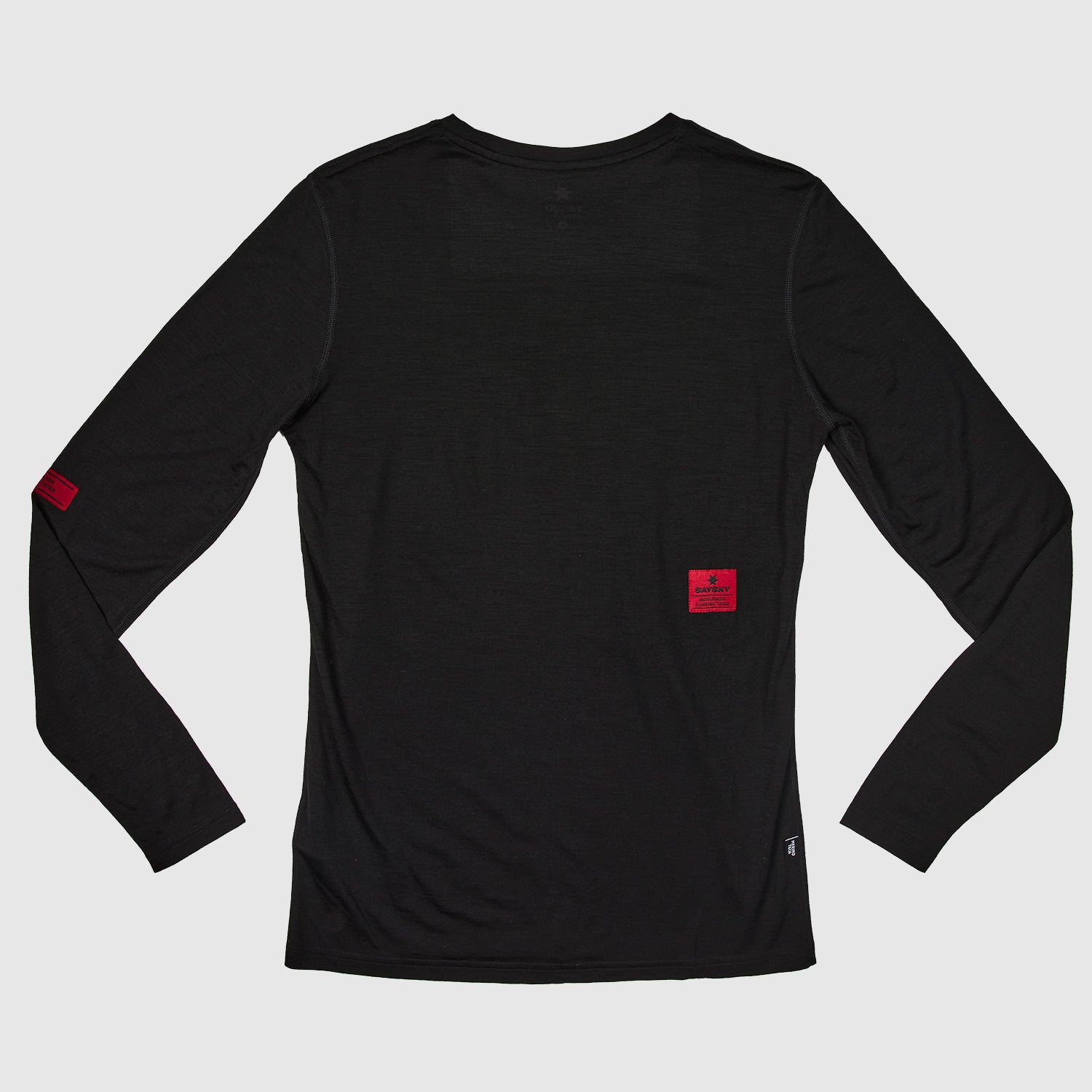 ランニングTシャツ(ロングスリーブ) IMRLS10 Classic Merino Base 150 LS - Black/Red Dahlia [ユニセックス]