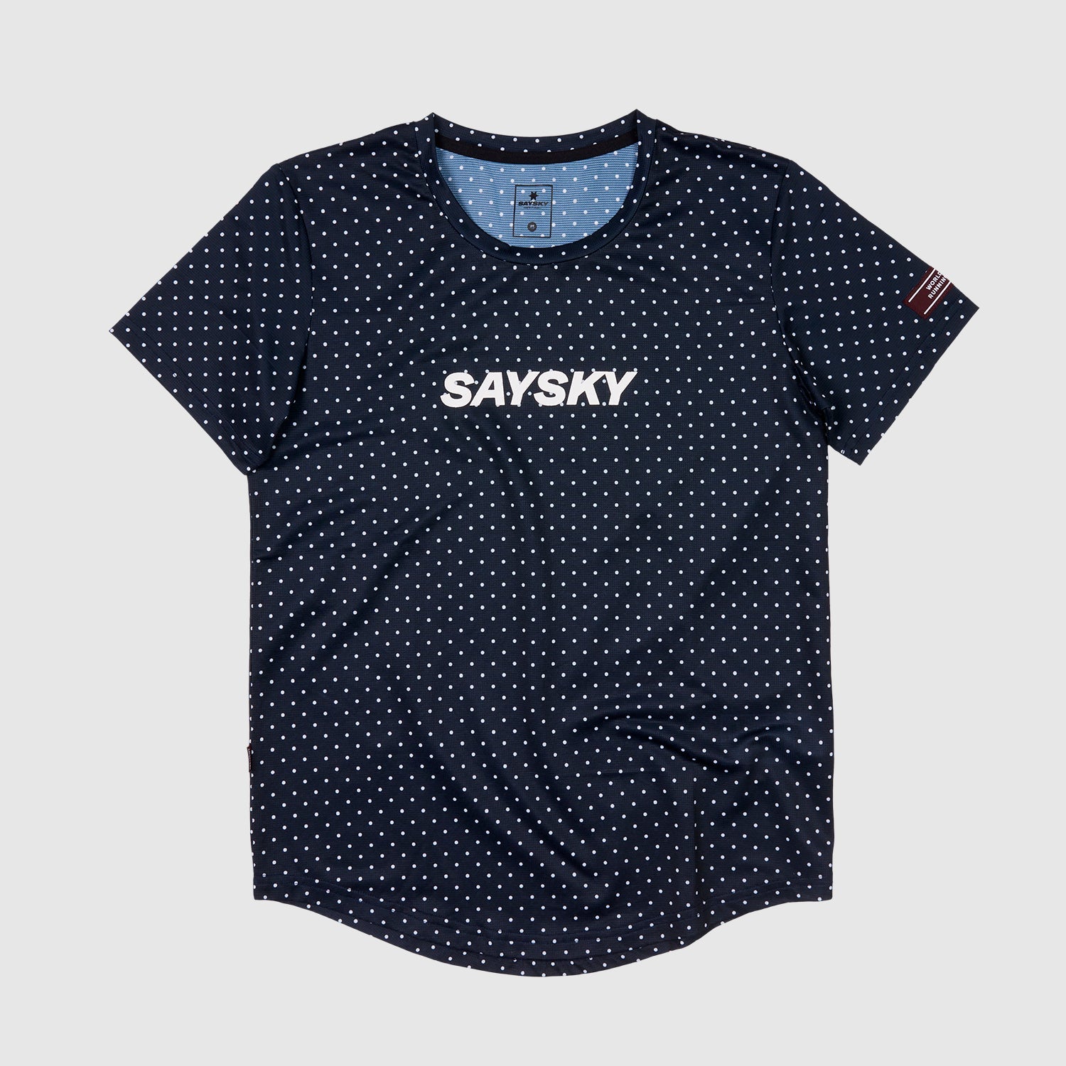 ランニングTシャツ IMRSS01 Polka Combat T-shirt - Sky Captain Polka Dot [ユニセックス]