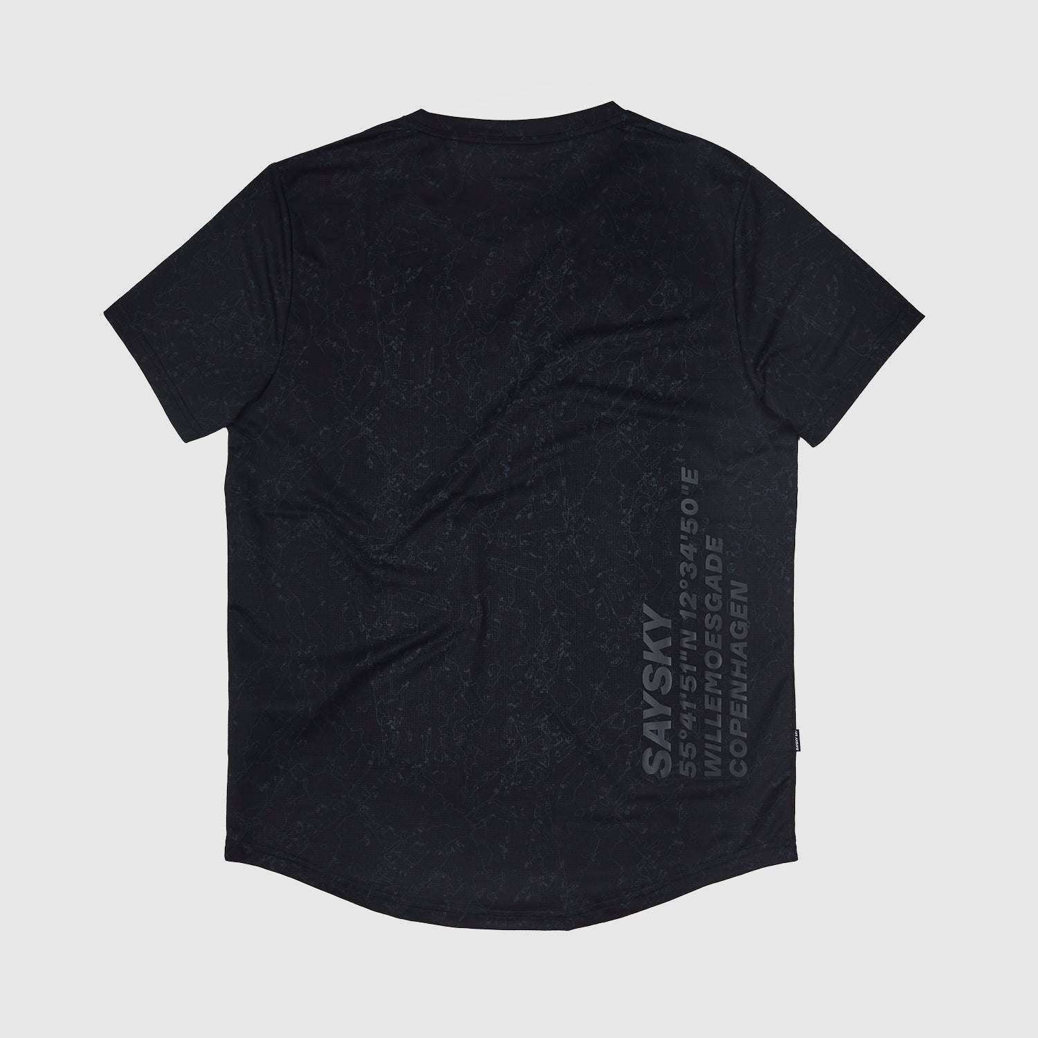 ランニングTシャツ JMRSS01C1003 Map Combat T-shirt - Black Map [メンズ]