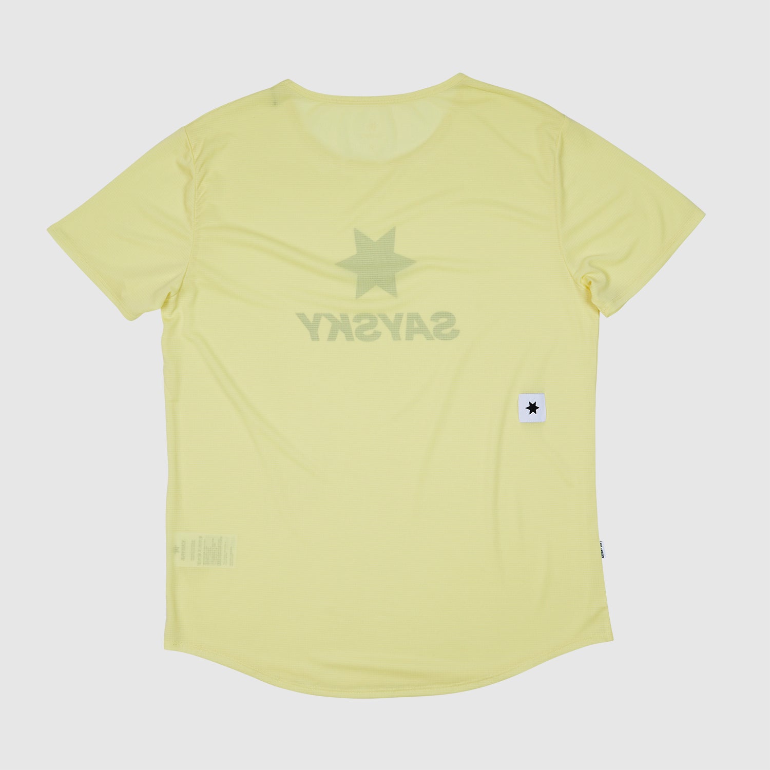 ランニングTシャツ JMRSS21c401 Logo Flow T-shirt - Yellow [メンズ]