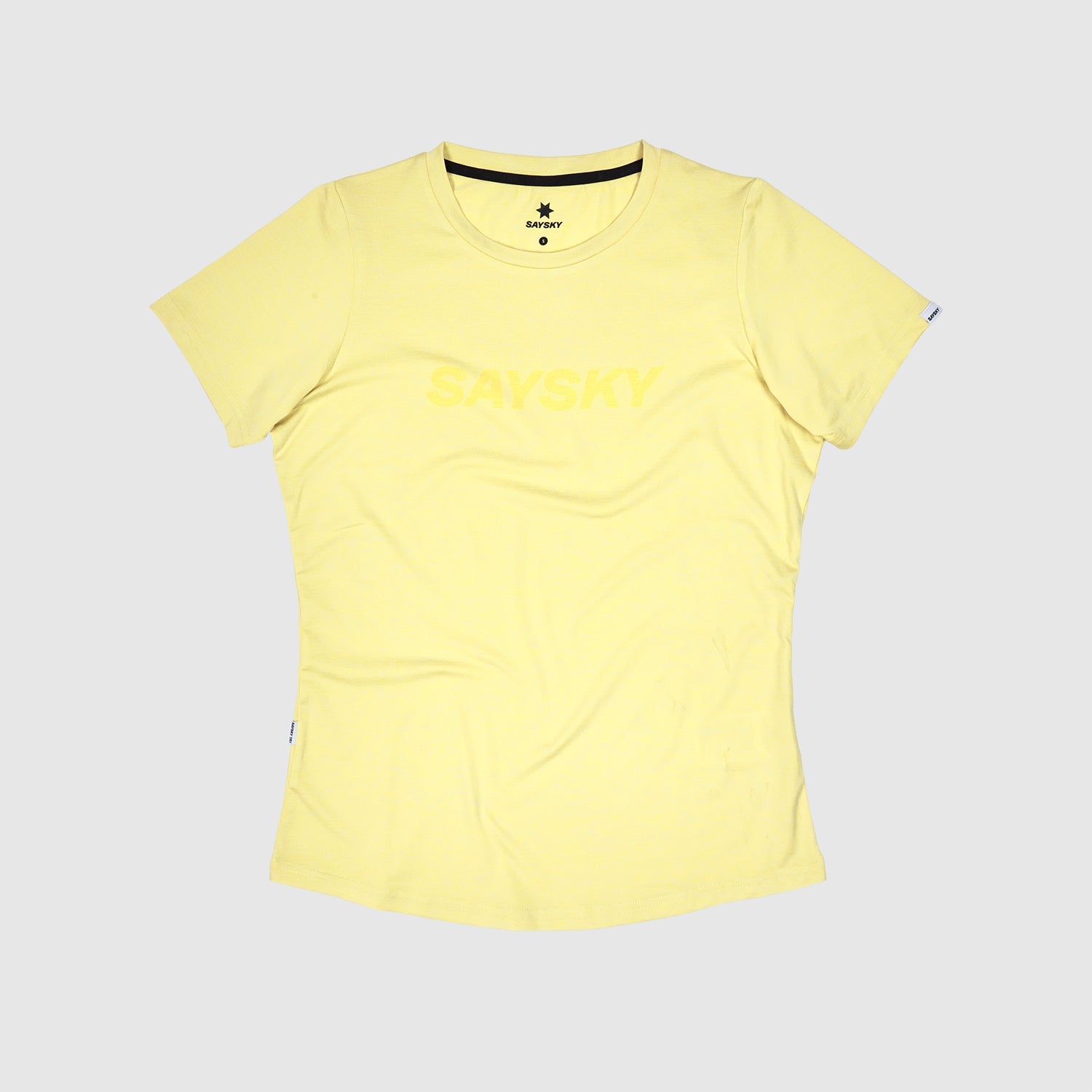 ランニングTシャツ JWRSS04c4001 Wmns Logo Pace T-shirt - Yellow [レディーズ]