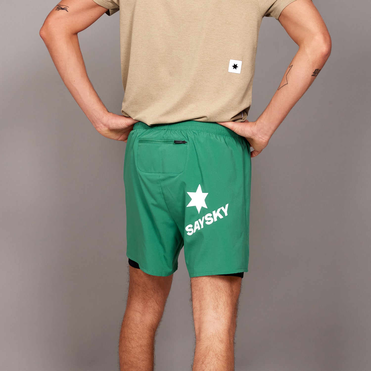 ランニングショーツ LMRSH20c304 Pace 2-in-1 Shorts 5inch - Green [メンズ]