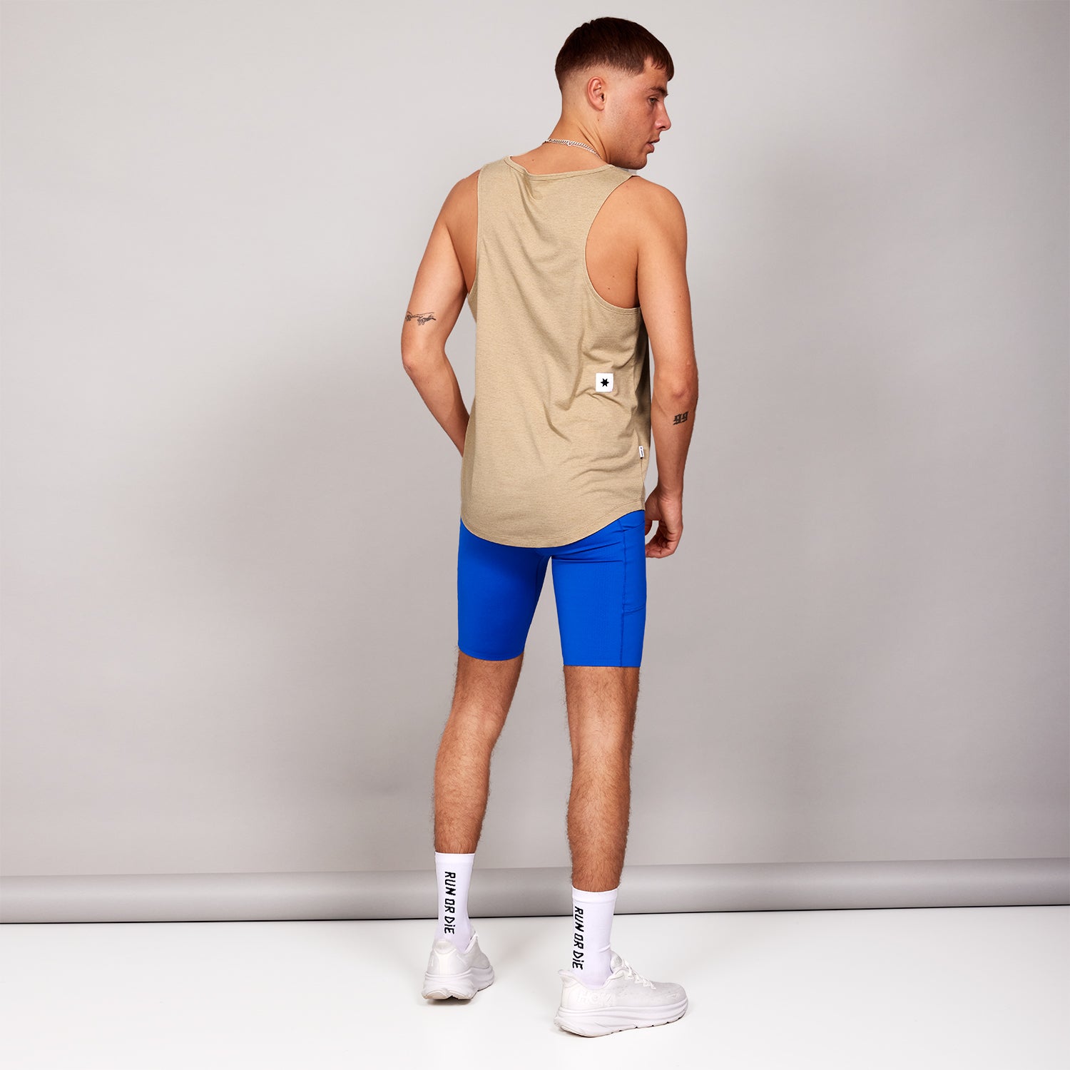 レースシングレット LMRSI30c8001 Logo Combat Singlet - Sand [メンズ]