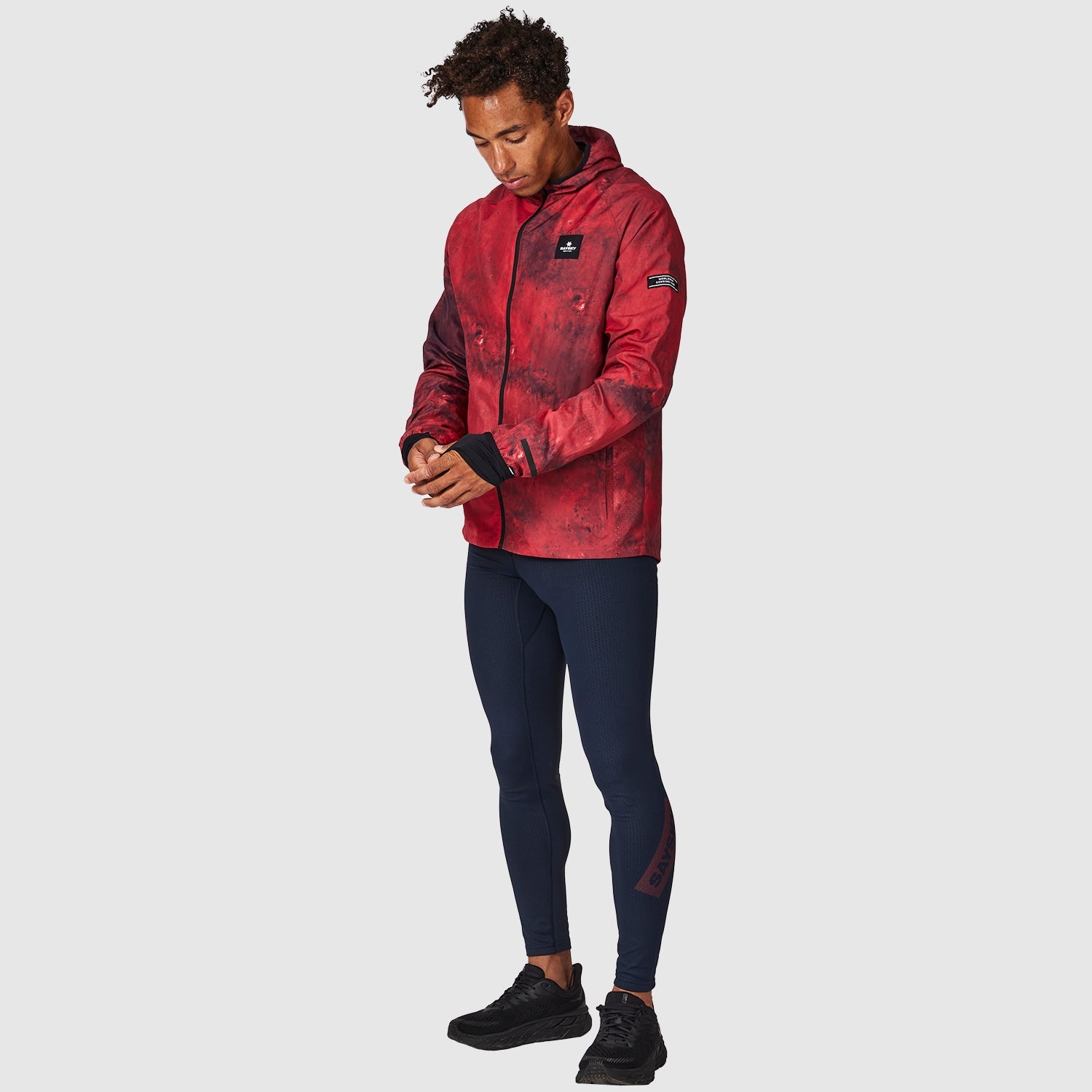 □ 公式 □ SAYSKY/セイスカイ ランニングジャケット IMRJA10 Mars Blaze Jacket - Mars Red [ユニセックス]