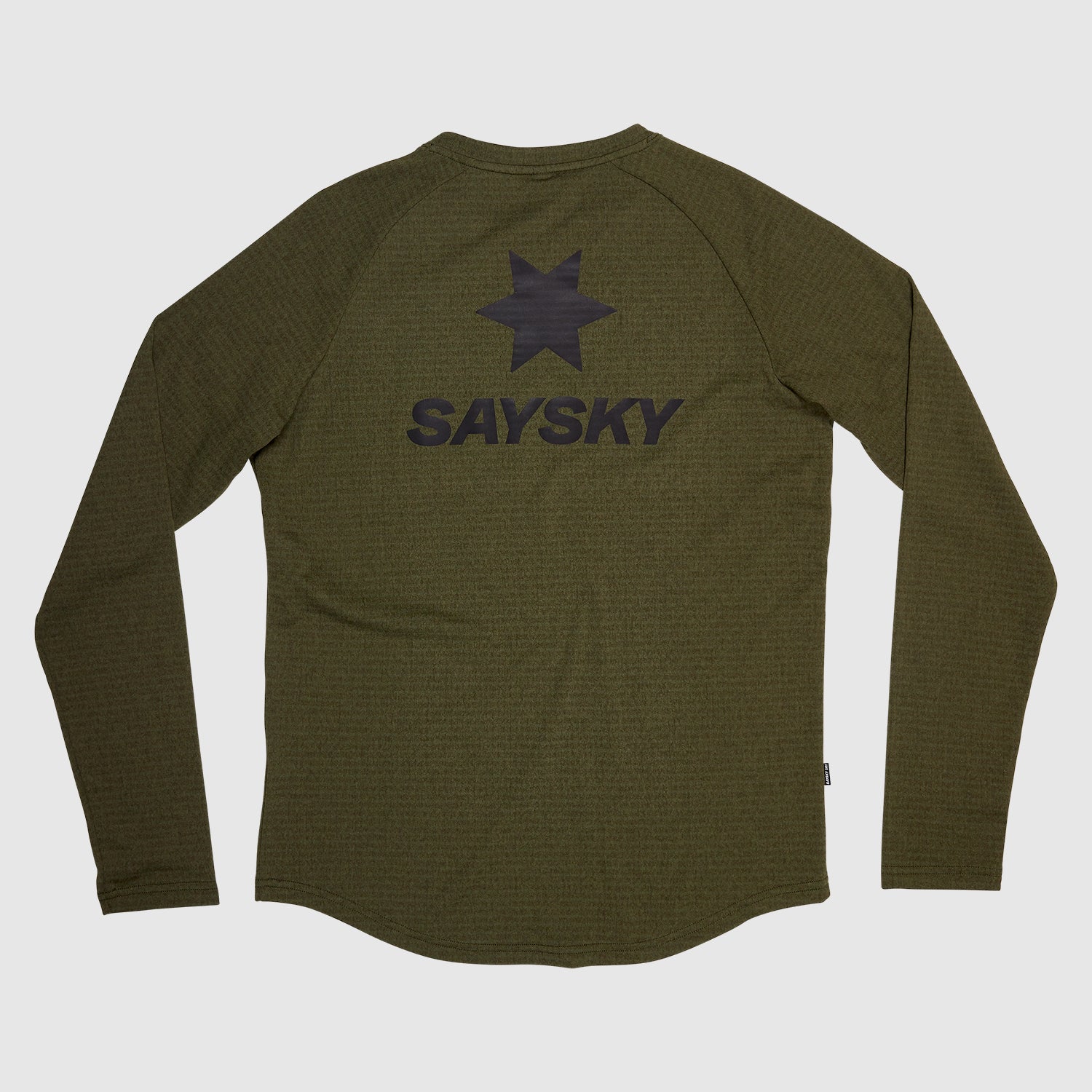 ランニングTシャツ(ロングスリーブ) KMRFL02c3001 Blaze Longsleeve Light-weight Fleece - Green [メンズ]