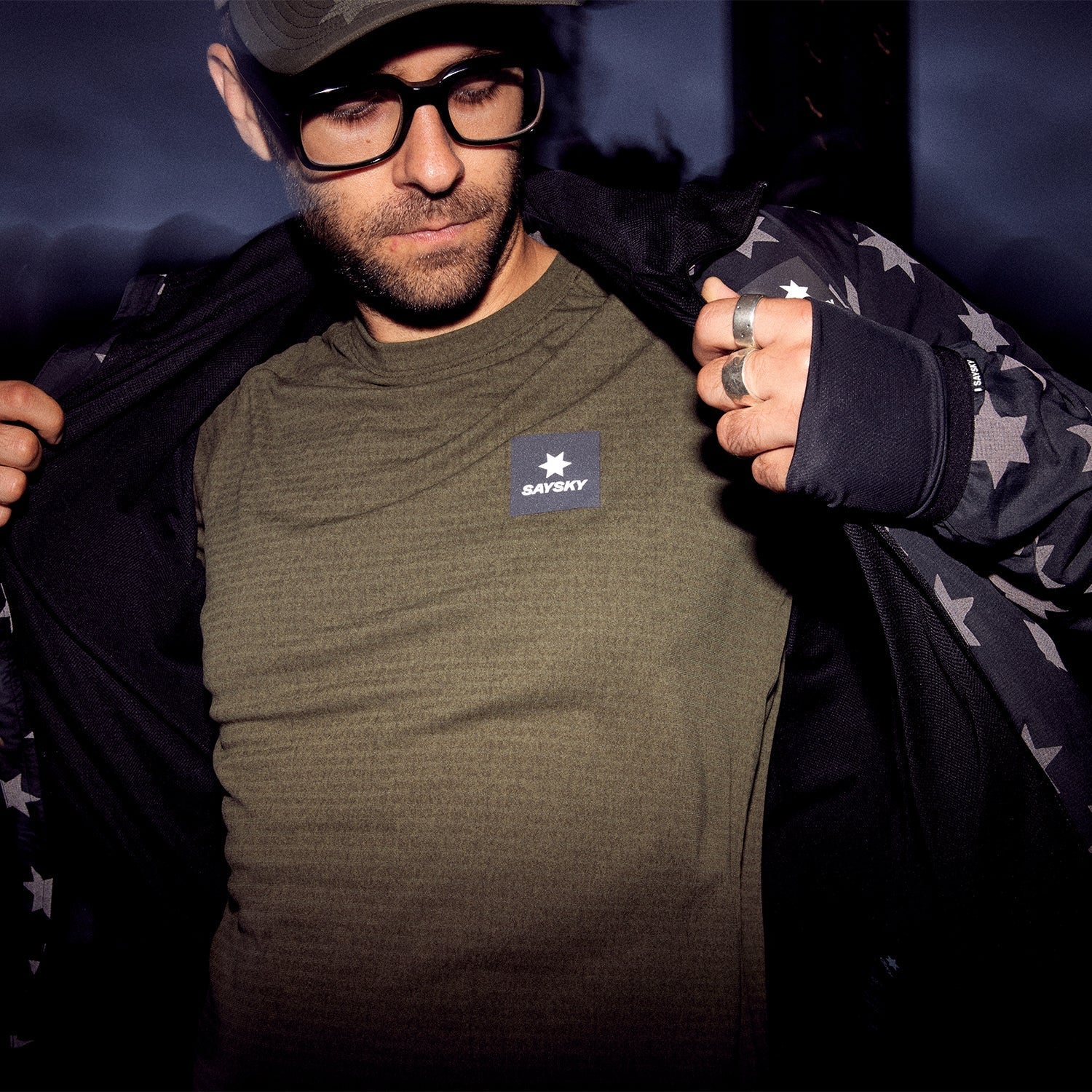 □ 公式 □ SAYSKY/セイスカイ ランニングTシャツ(ロング