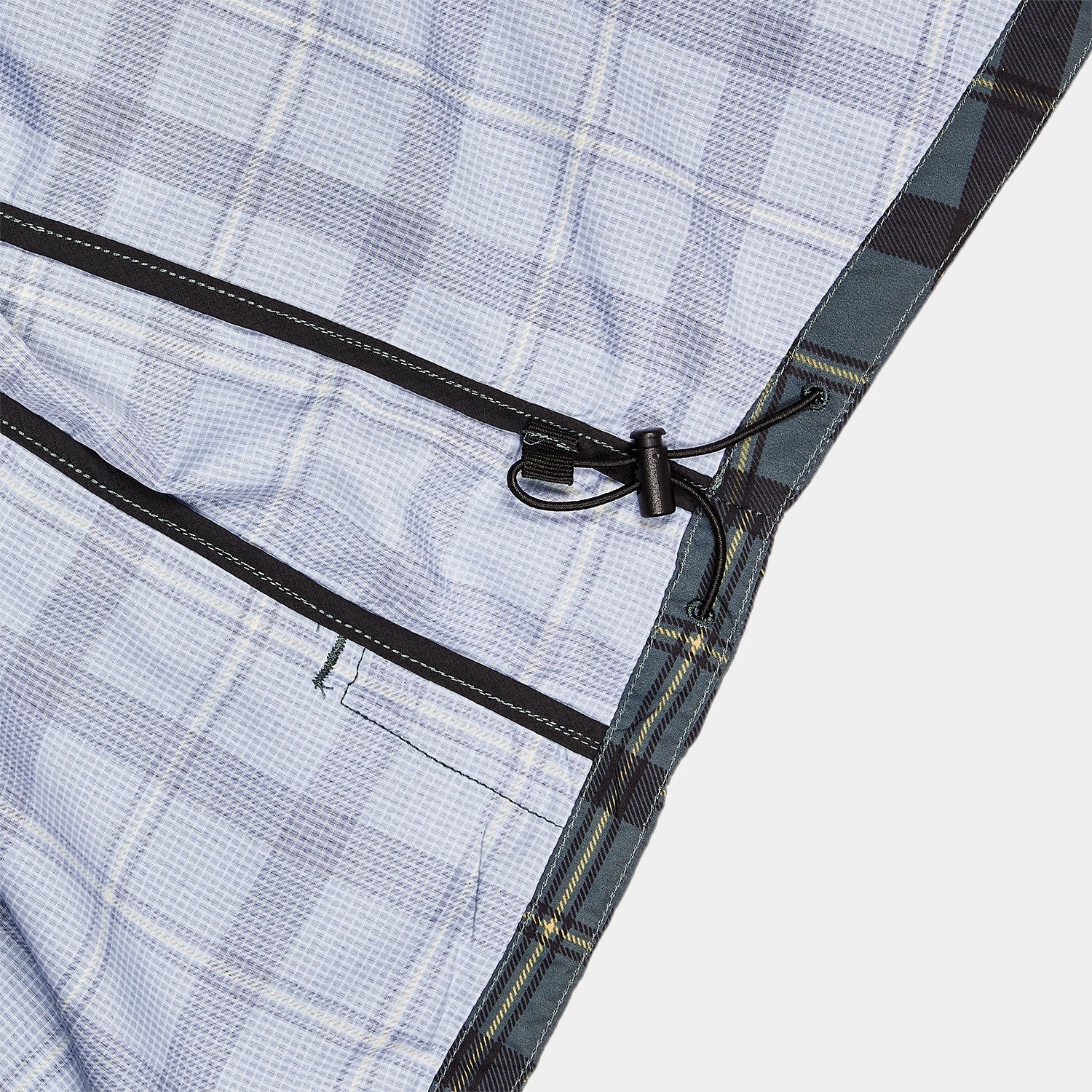 ランニングジャケット KMRJA02c1008 Checker Pace Jacket - Grey [メンズ]