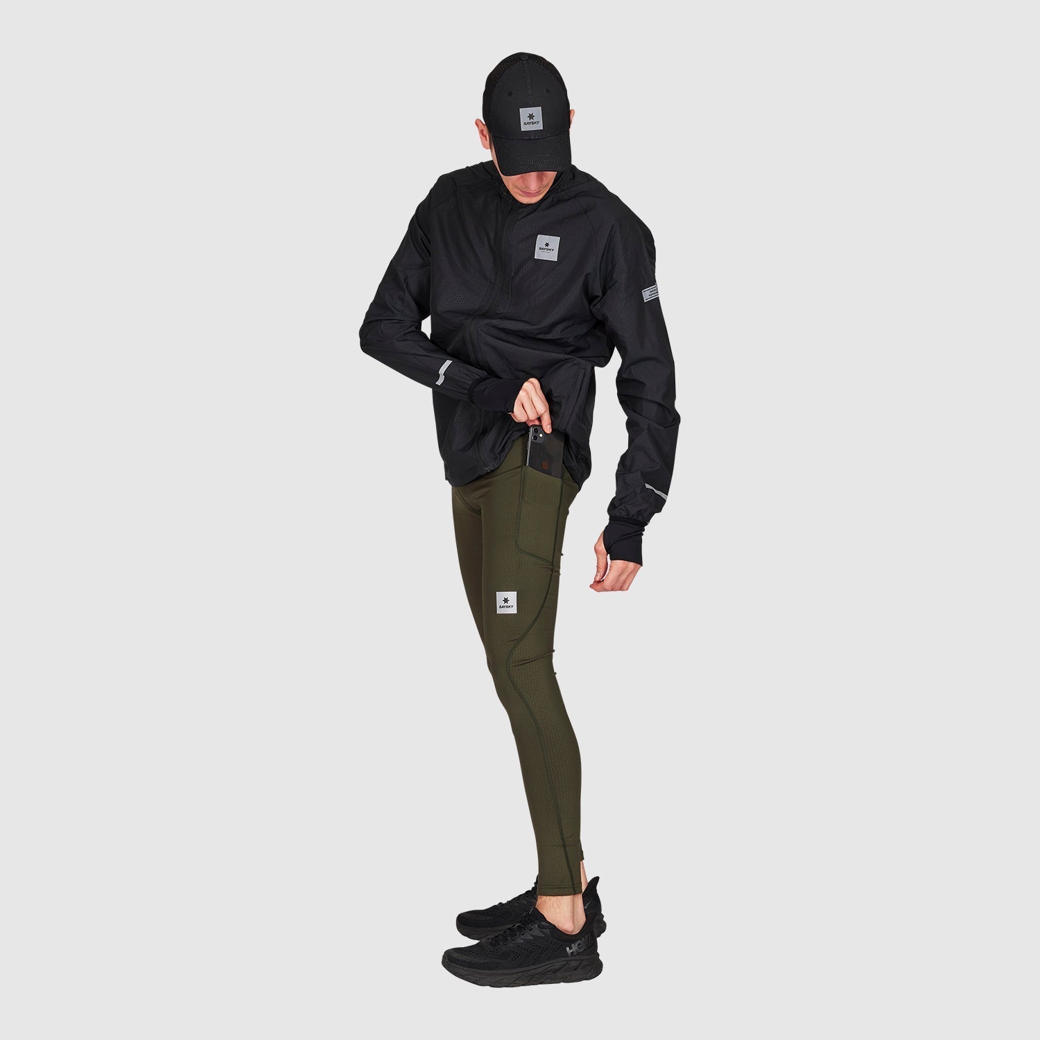 ロングタイツ XMRLT20c301 Combat+ Long Tights - Green [メンズ]
