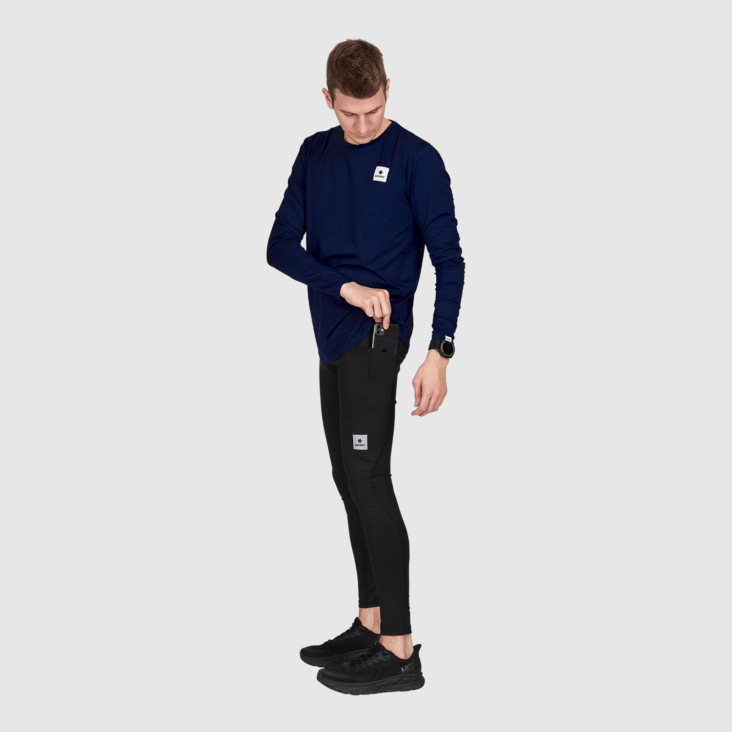 ロングタイツ XMRLT20c901 Combat+ Long Tights - Black [メンズ]