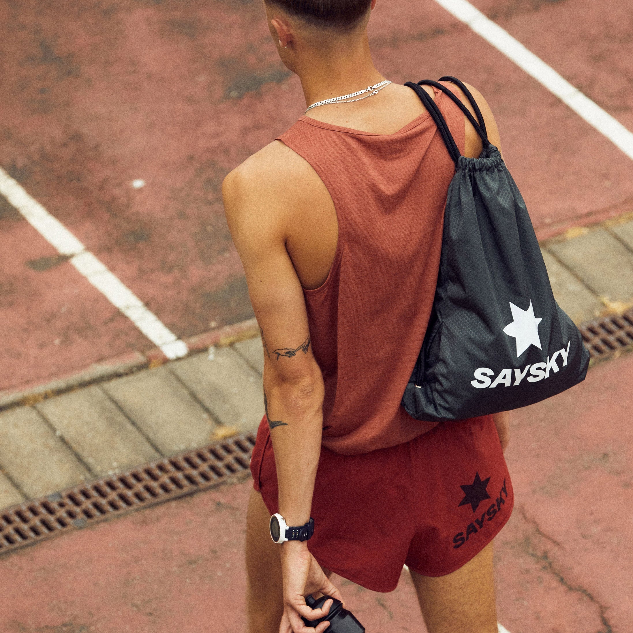 レースシングレット KMRSI01c5001 Logo Combat Singlet - Red [メンズ]