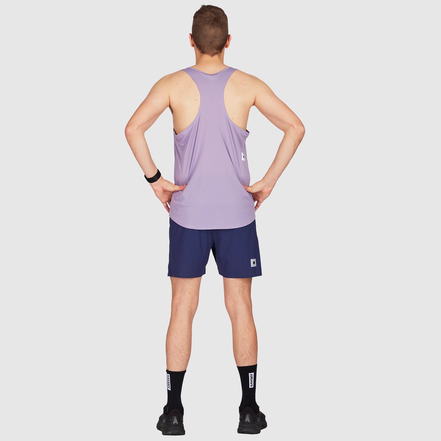 レースシングレット JMRSI11c701 Logo Flow Singlet - Purple [メンズ]