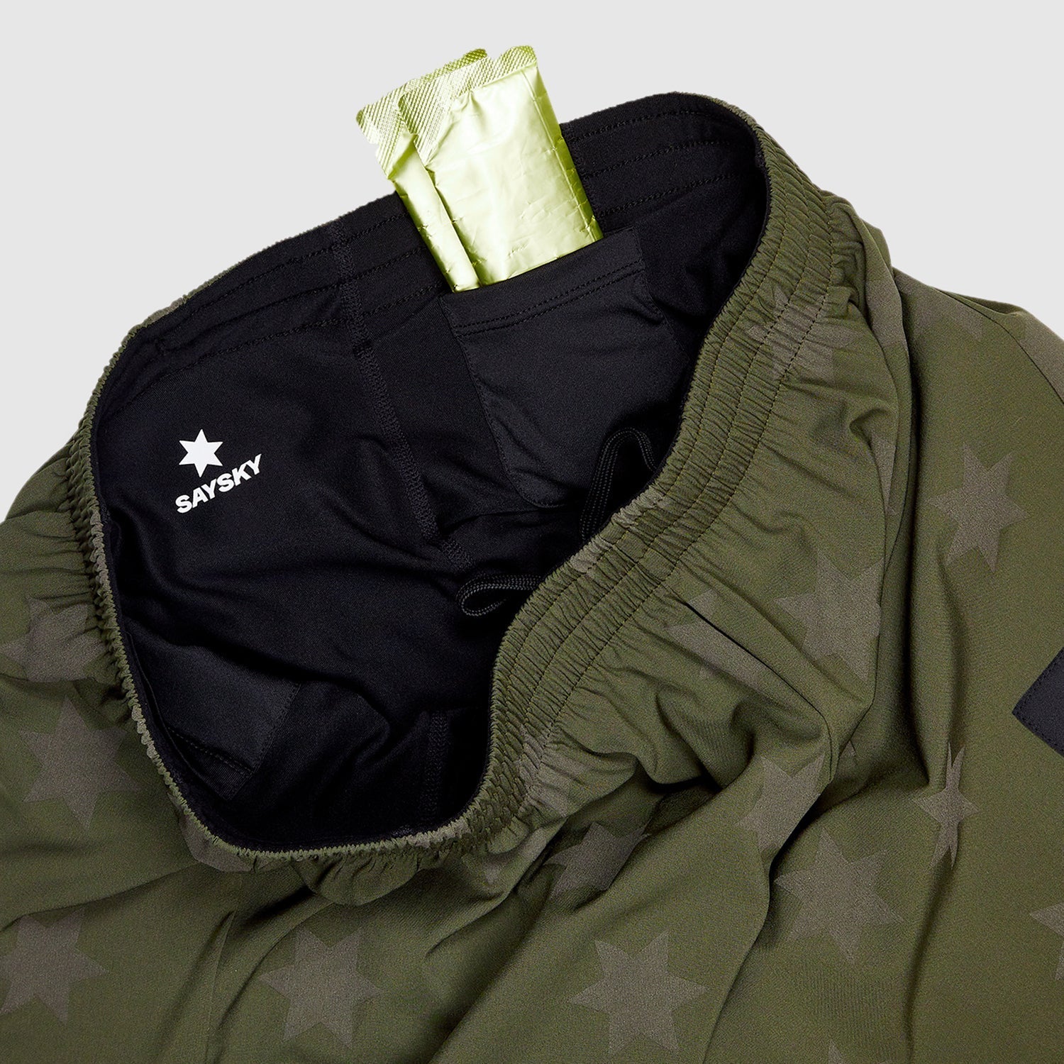 ランニングショーツ KWRSH03c1012 Wmns Star Reflective Pace 2-in-1 Shorts 3inch - Green [レディーズ]