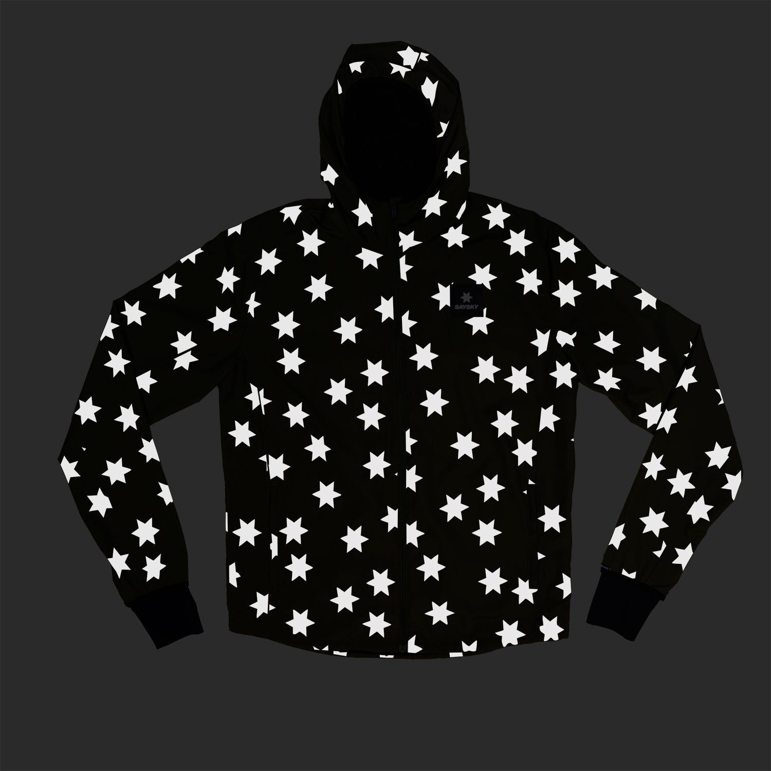 ランニングジャケット KMRJA04c1012 Star Reflective Blaze Jacket - Green [メンズ]