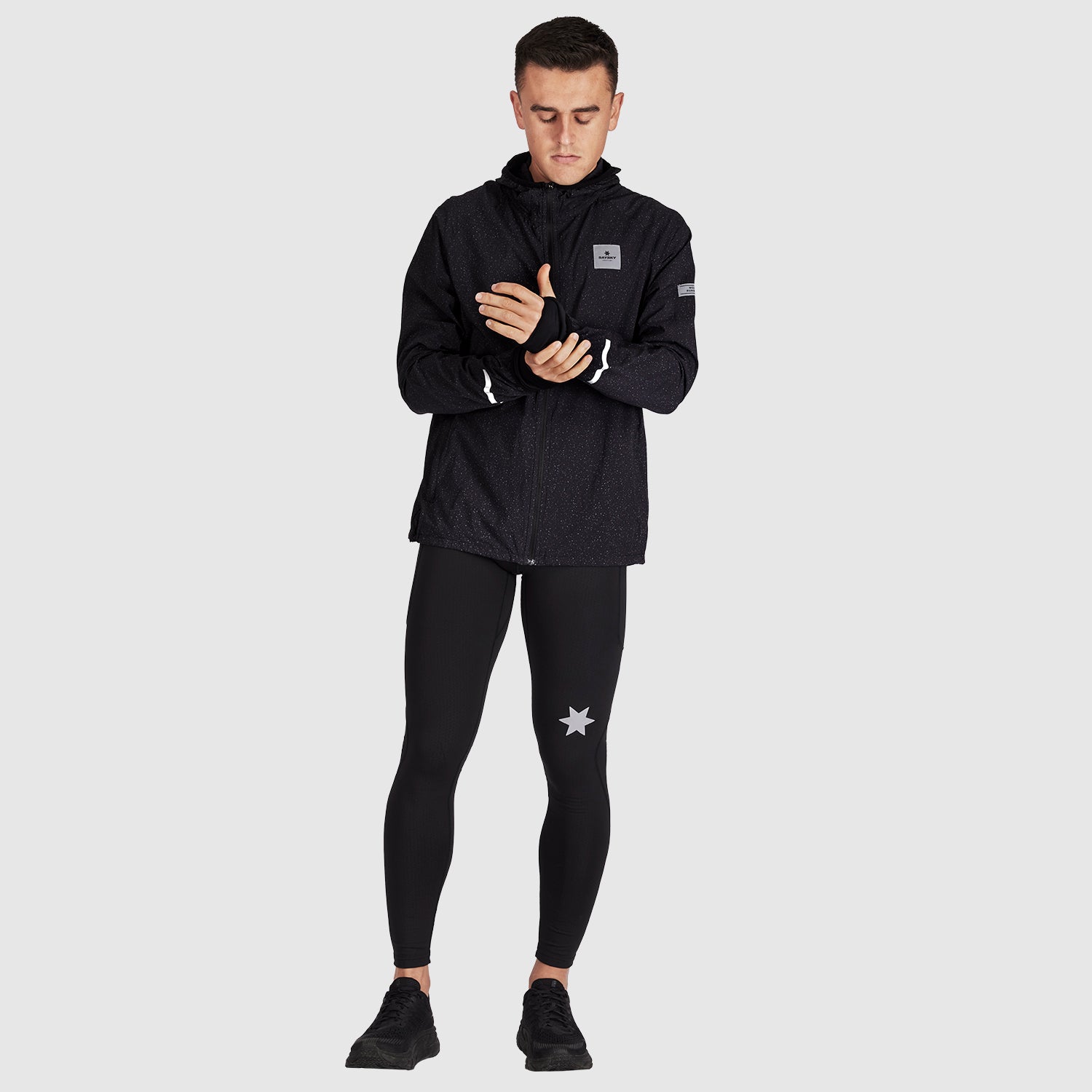 ランニングジャケット IMRJA11 Universe Luxe Jacket - Black/Universe [ユニセックス]