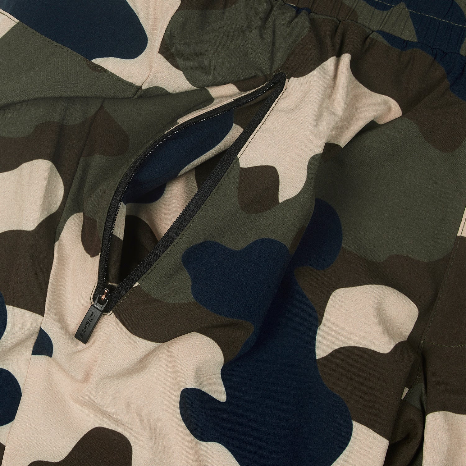 □ 公式 □ SAYSKY/セイスカイ ランニングパンツ IMRPA02 Camo Blaze Pants - Woodland Camo  [ユニセックス]