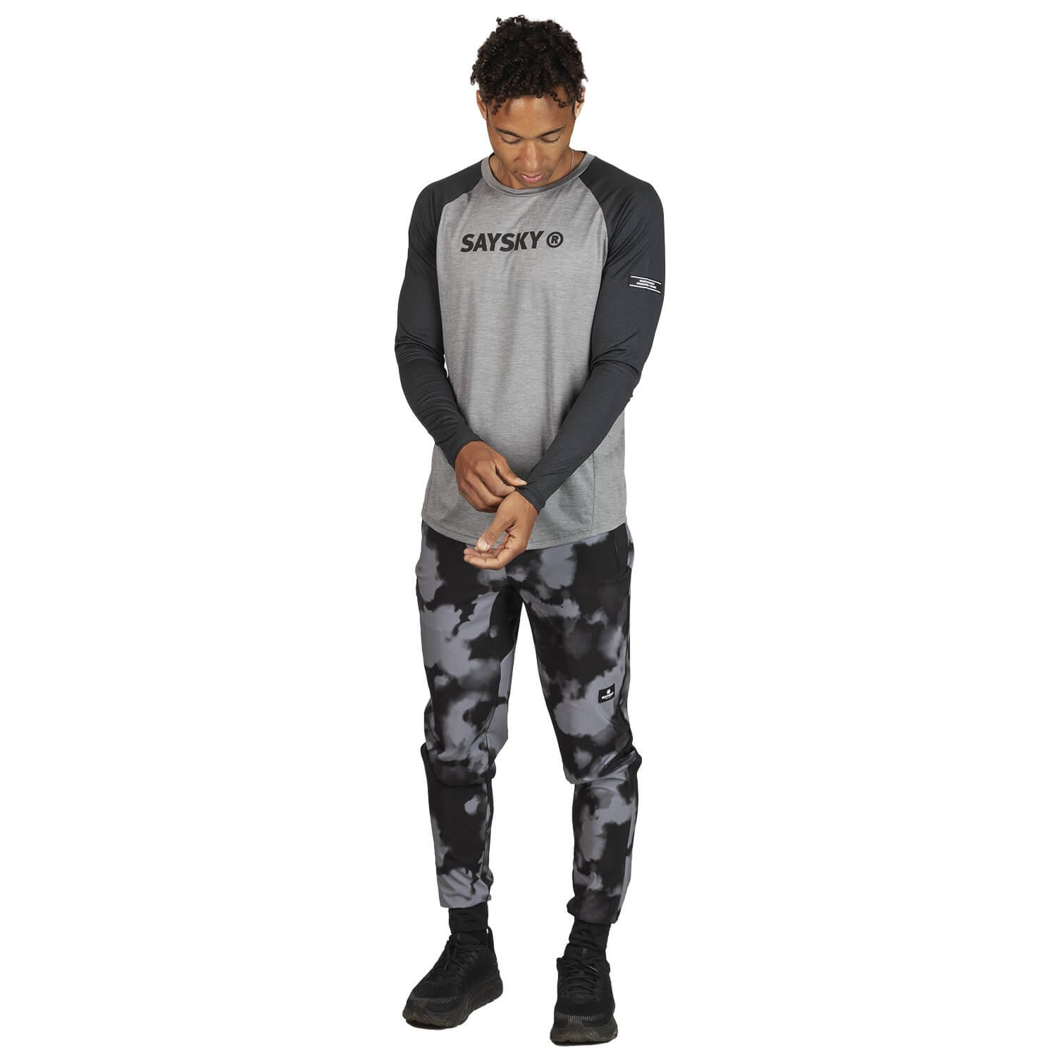 □ 公式 □ SAYSKY/セイスカイ ランニングパンツ GMRPA01 Cumulus Pace Pants - Cumulus Clouds  [ユニセックス]