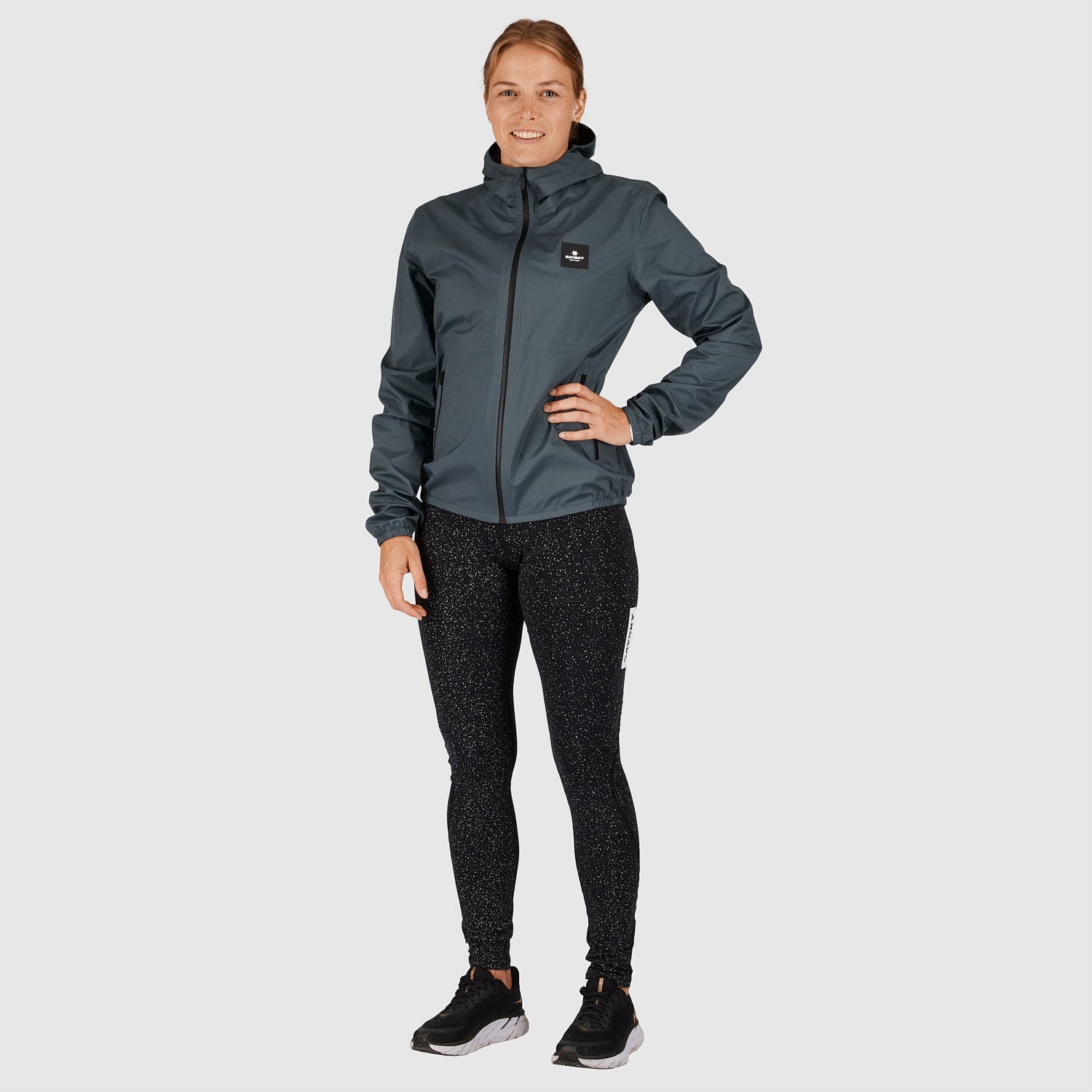 □ 公式 □ SAYSKY/セイスカイ ランニングジャケット IMRJA09 Element 3l Waterproof Jacket - Saysky  Grey [ユニセックス]