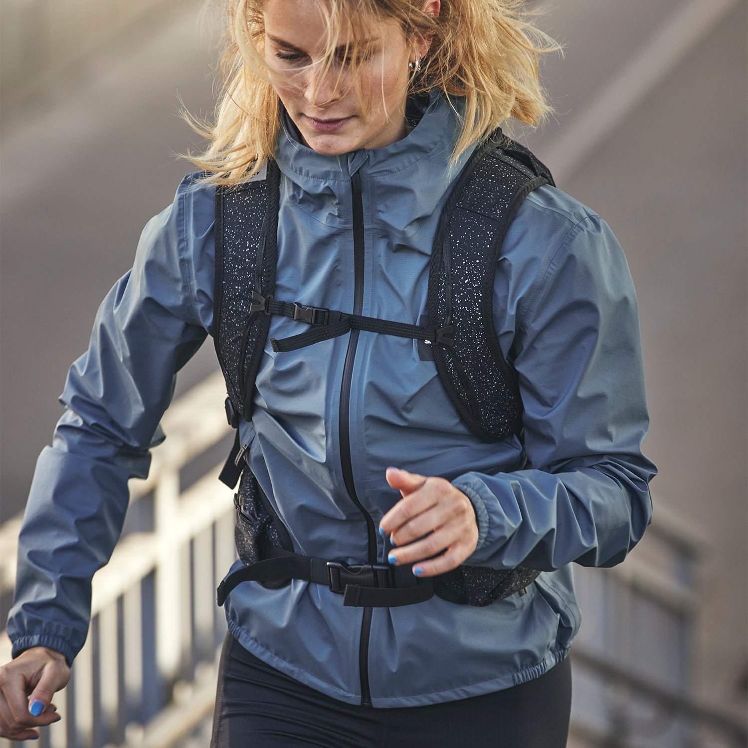 □ 公式 □ SAYSKY/セイスカイ ランニングジャケット IMRJA09 Element 3l Waterproof Jacket - Saysky  Grey [ユニセックス] - ウォーキング・ランニングウェア