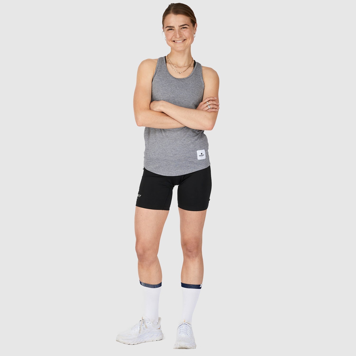 レースシングレット XGRSI09 Wmns Clean Combat Singlet - Grey Melange [レディーズ]