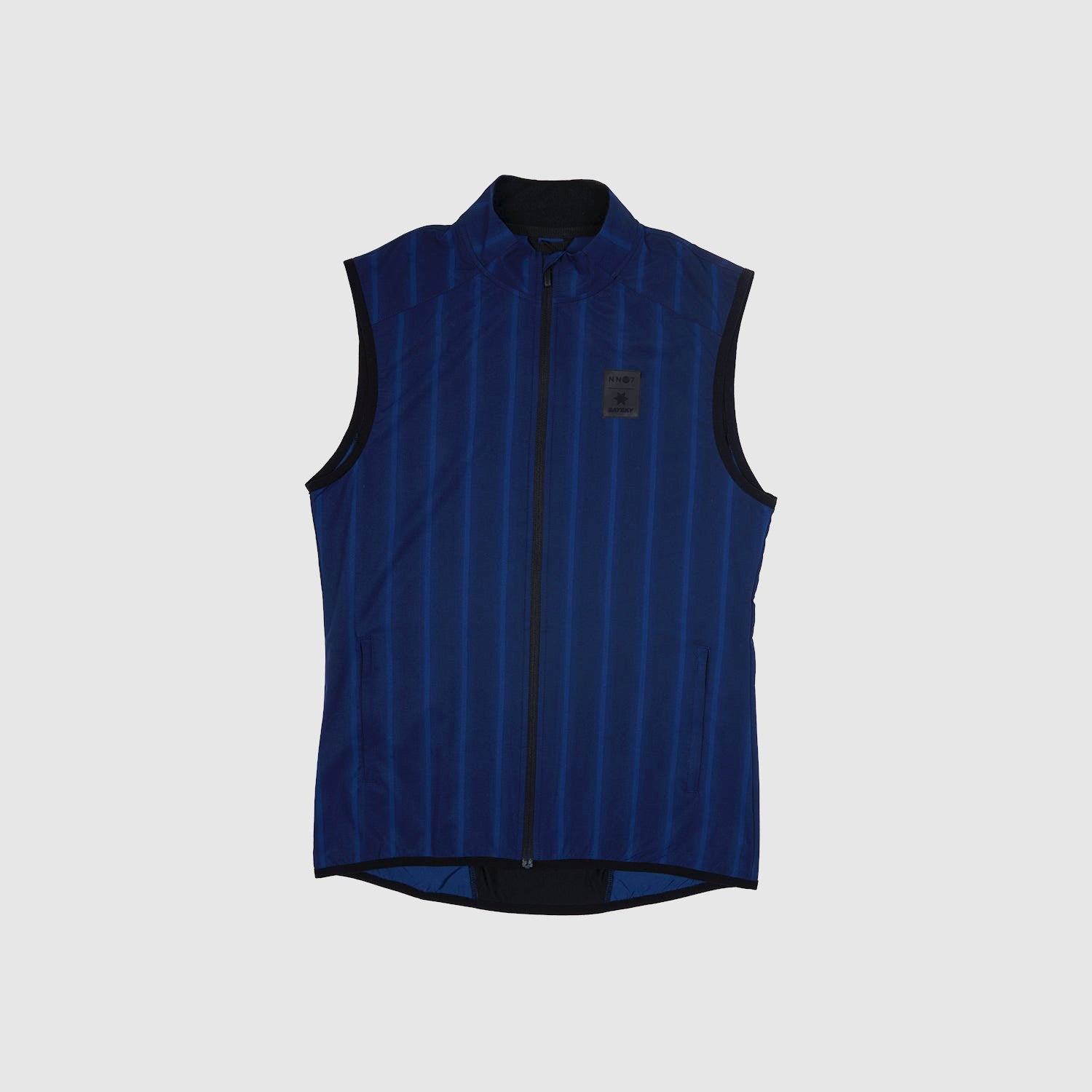 ランニングベスト ZMRVE01 Nn07 X Saysky Pace Vest - Black/Navy Stripe [ユニセックス]